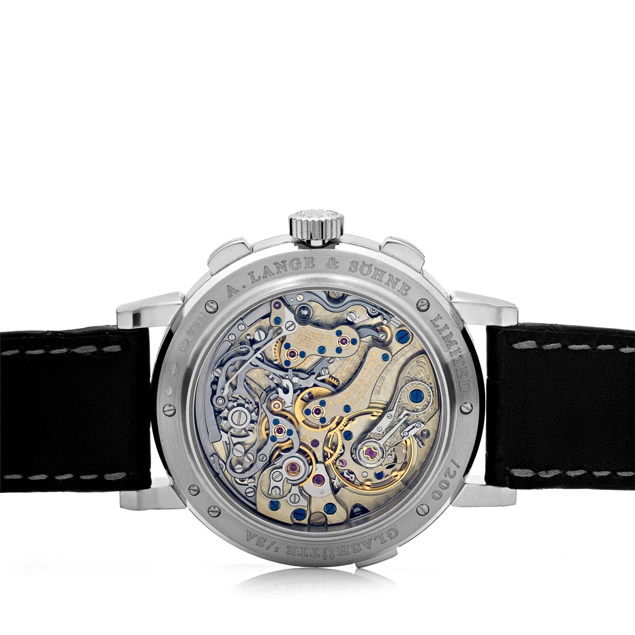 A. Lange & Söhne Datograph 405.034 Up/Down "Lumen" Platinum Black Dial