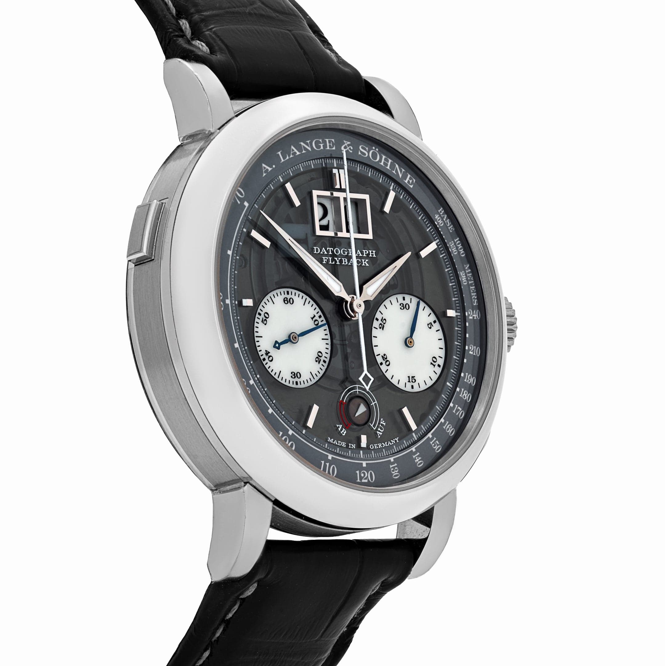 A. Lange & Söhne Datograph 405.034 Up/Down "Lumen" Platinum Black Dial