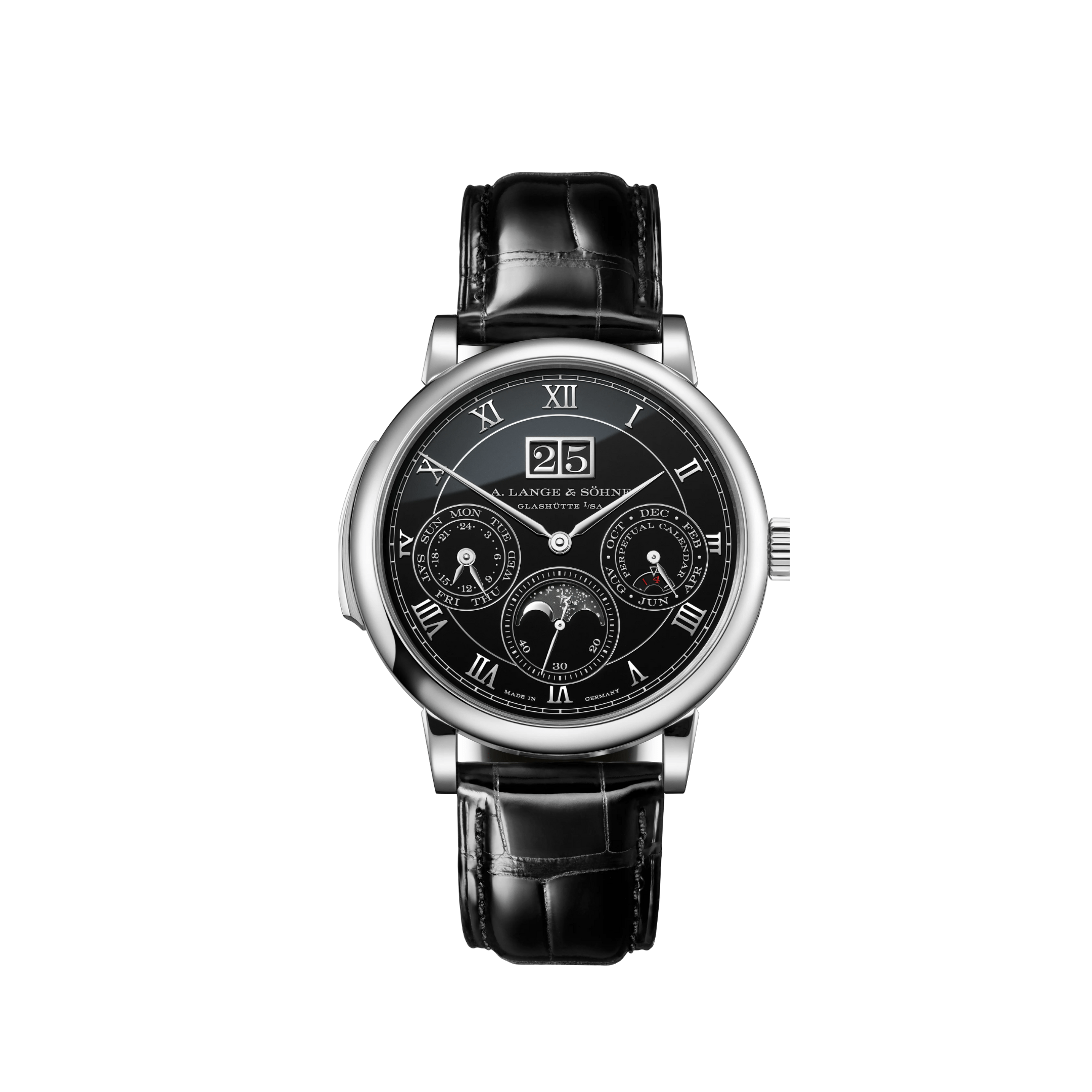 A. Lange & Söhne Minute Repeater Perpetual 607.091FE Platinum Black Enamel Dial Limited Edition (2025)