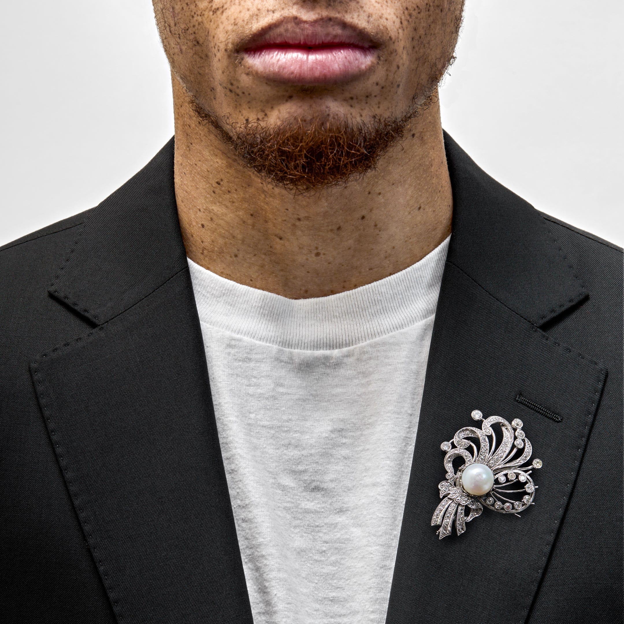 Antique Brooch Platinum