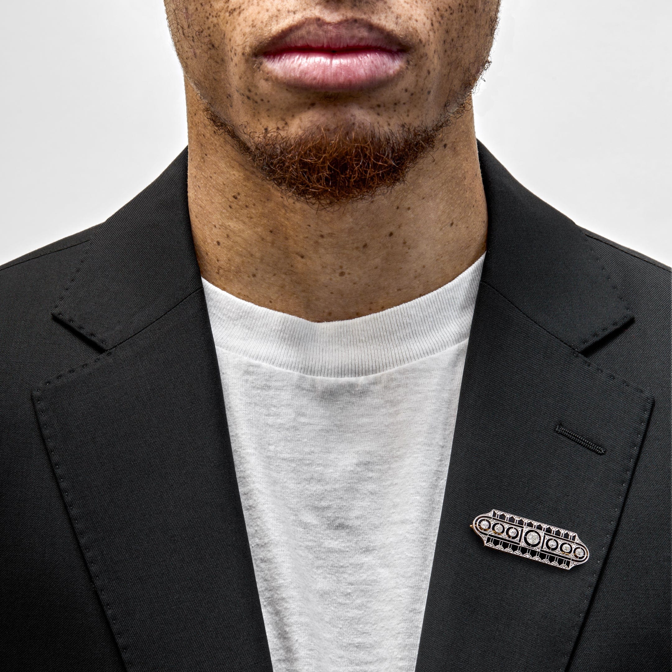 Antique Platinum Gold Brooch