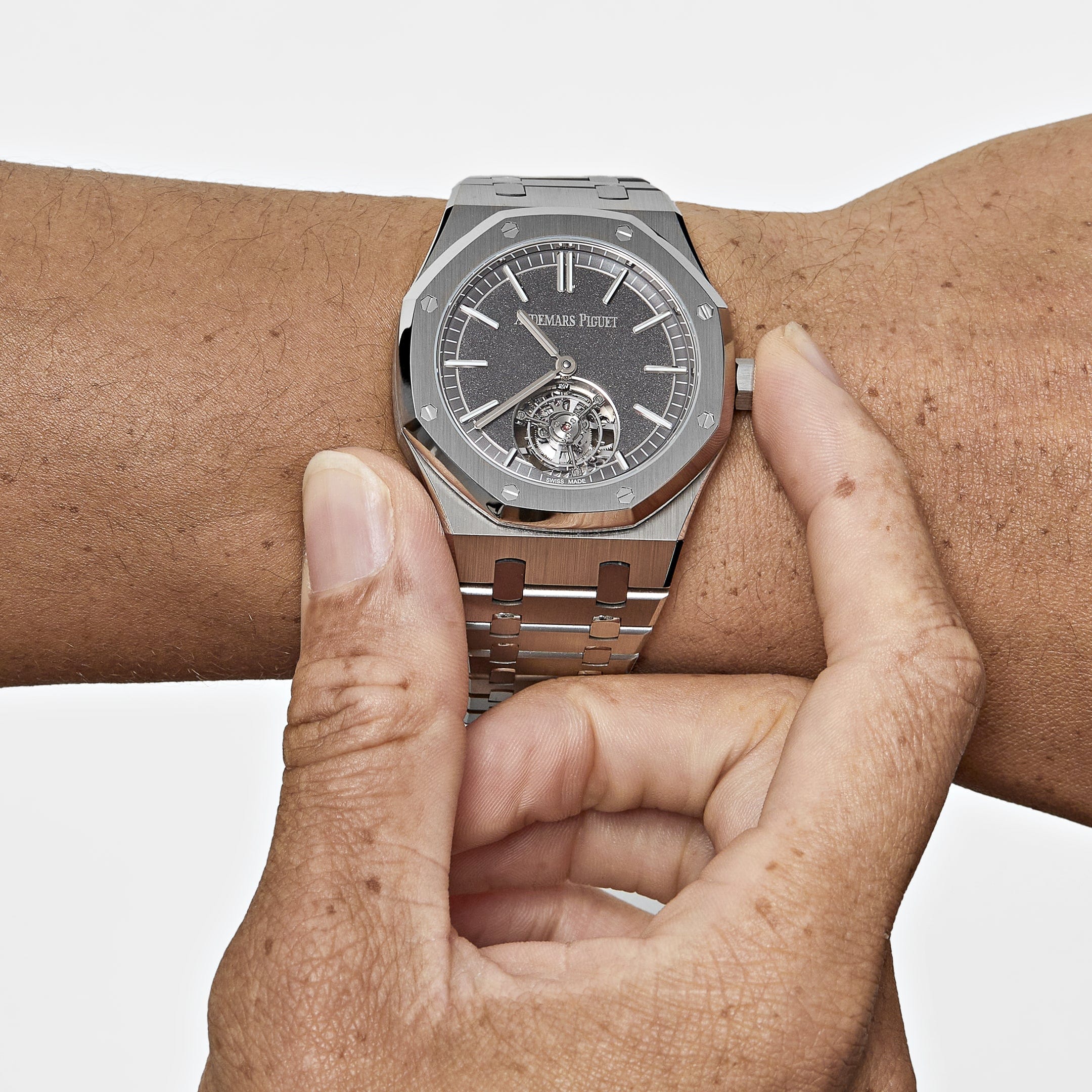 Audemars Piguet 26530TI.OO.1220TI.01 Royal Oak Selfwinding Flying Tourbillon Titanium Slate Dial