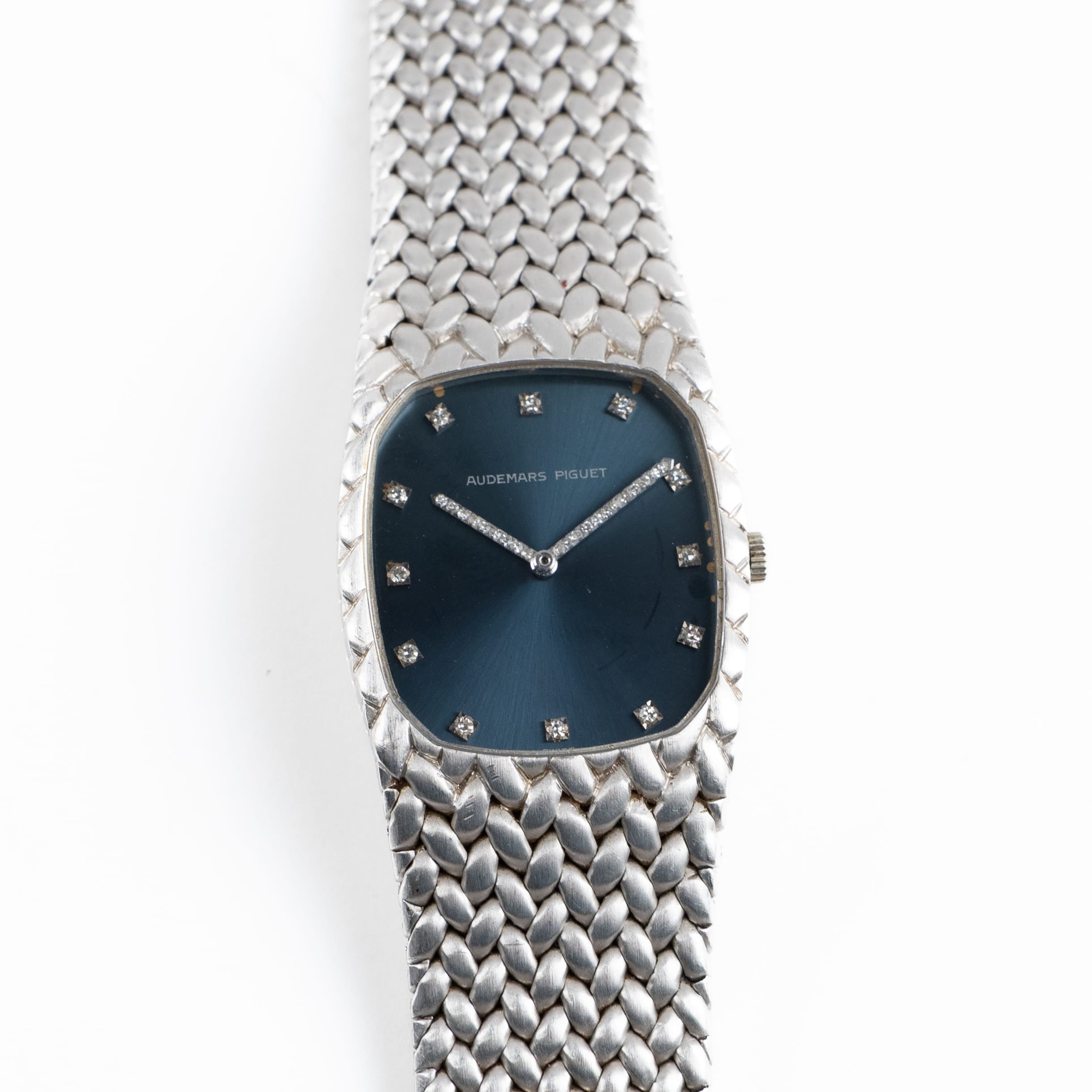 Audemars Piguet Cobra Vintage 'Ladies' White Gold Blue Diamond Dial