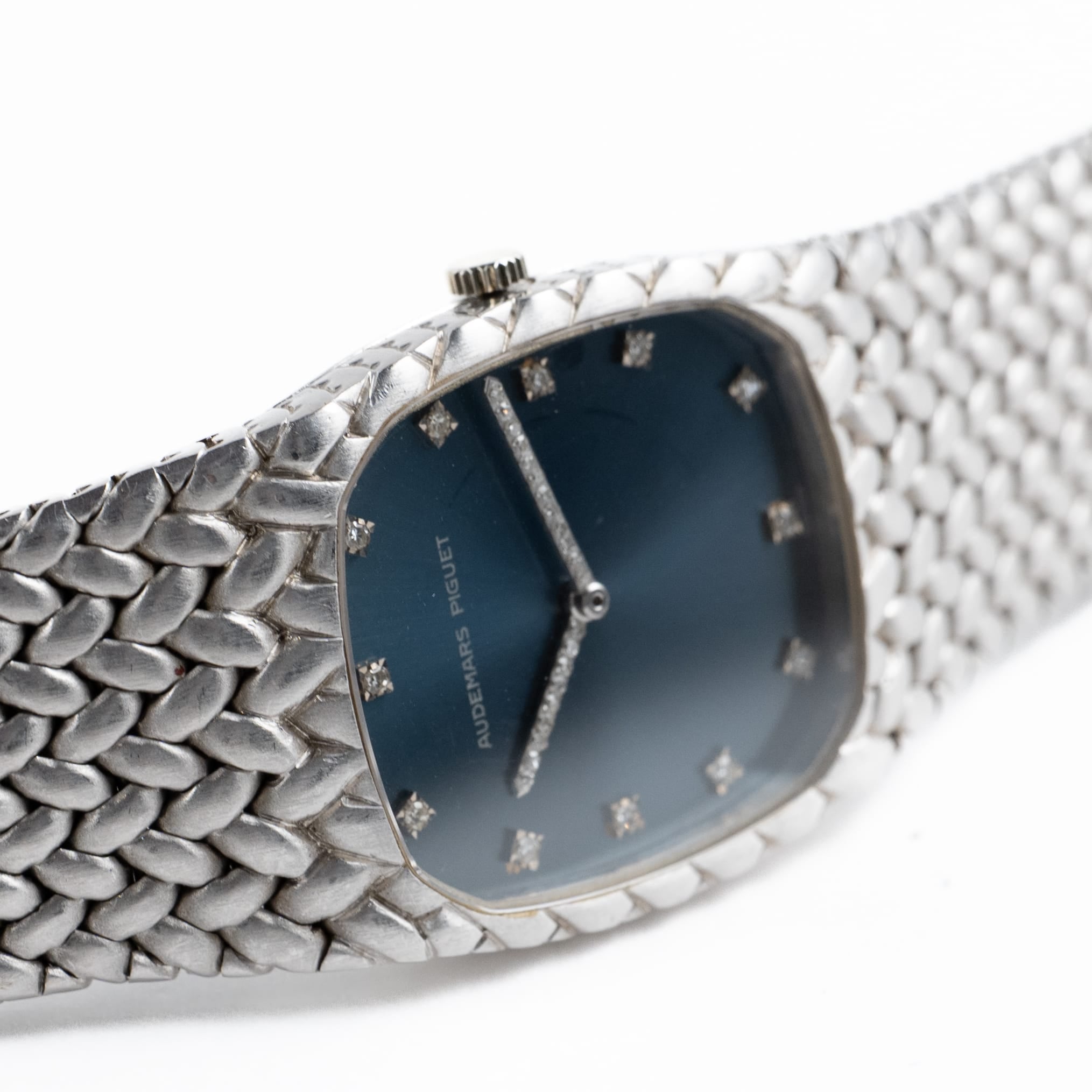 Audemars Piguet Cobra Vintage 'Ladies' White Gold Blue Diamond Dial