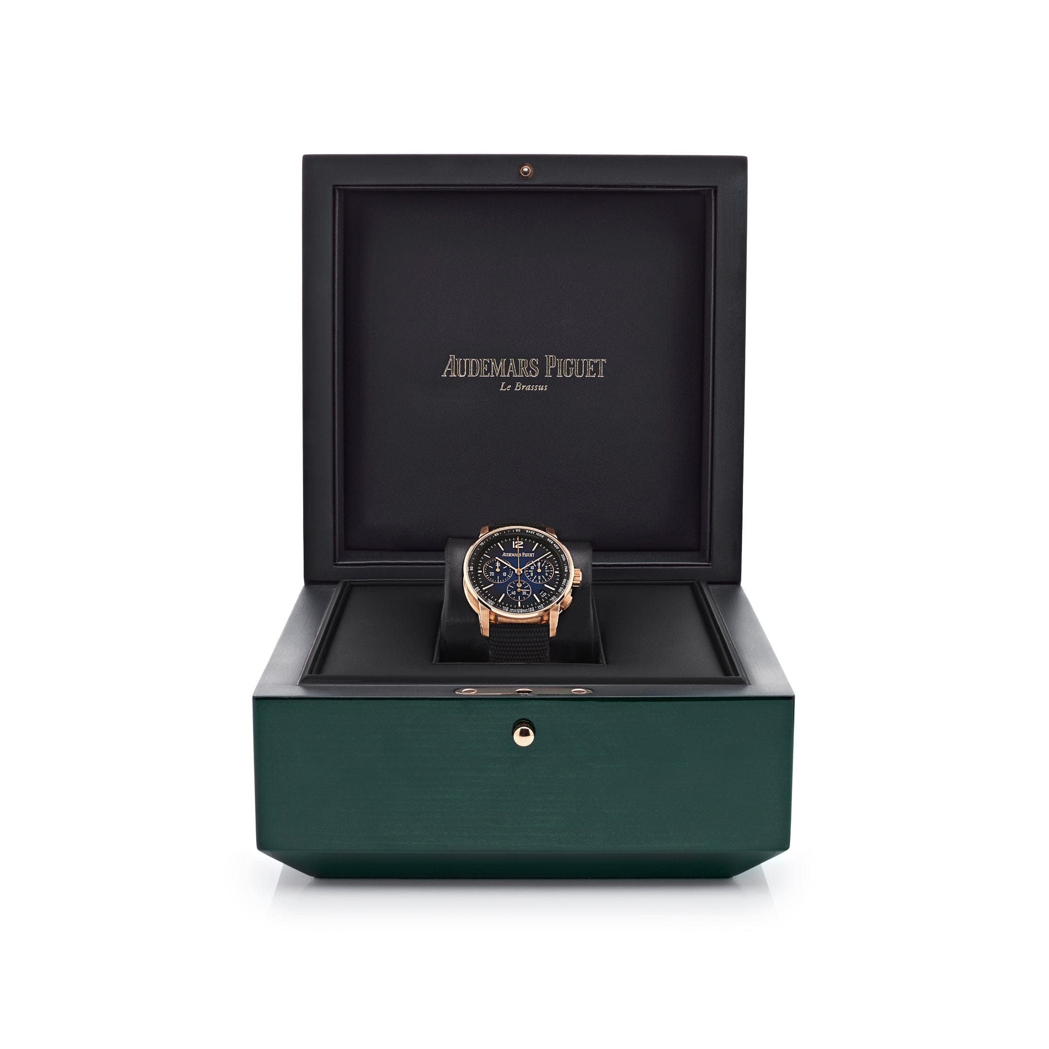 Audemars Piguet Code 11.59 26393OR.OO.A002KB.03 Selfwinding Chronograph Rose Gold Blue Dial