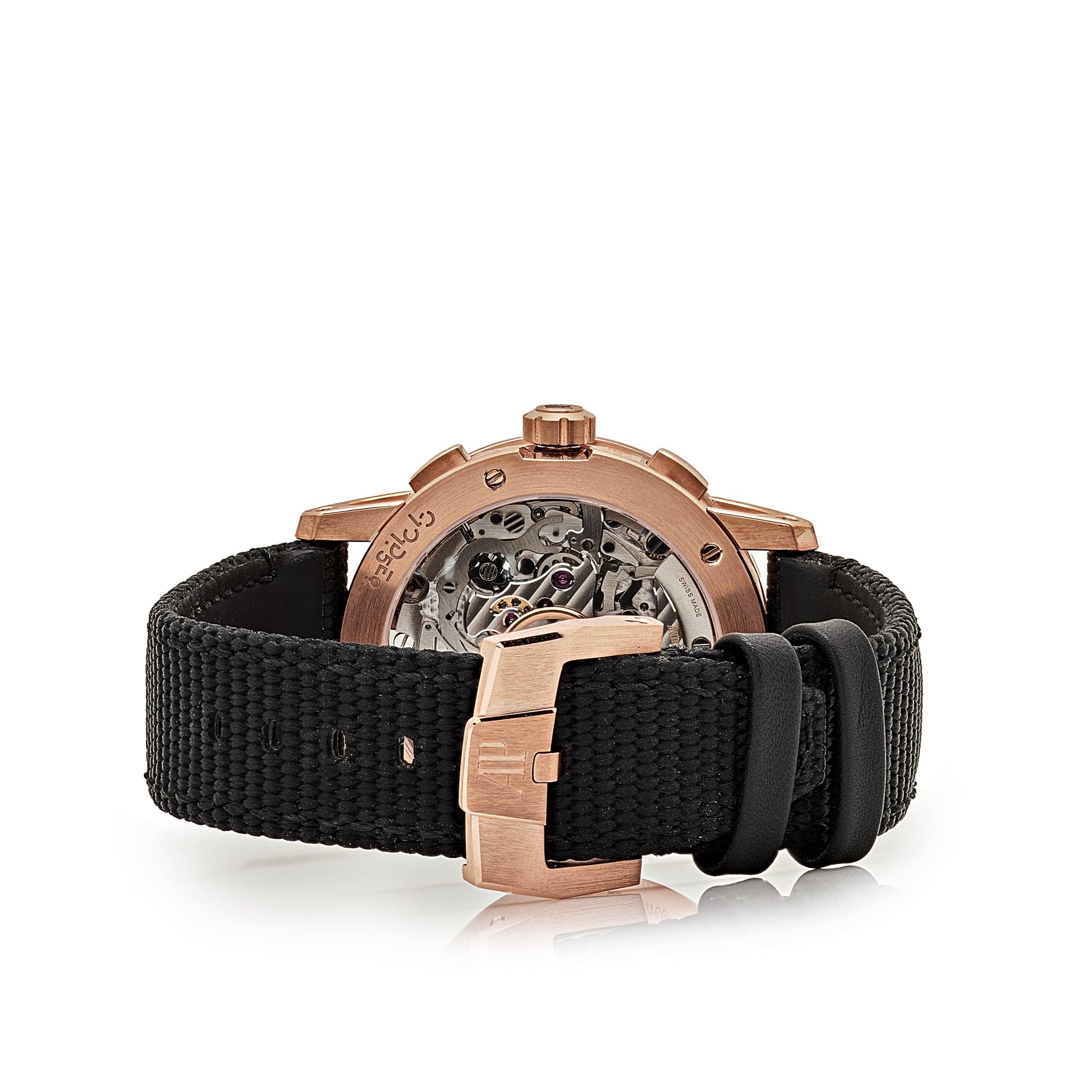 Audemars Piguet Code 11.59 26393OR.OO.A002KB.03 Selfwinding Chronograph Rose Gold Blue Dial