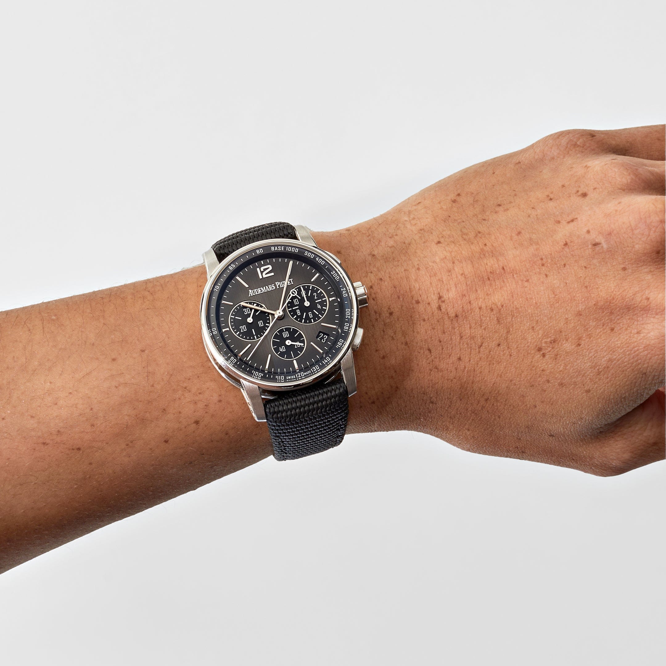 Audemars Piguet Code 11.59 Chronograph 26393NB.OO.A002KB.01 Black Ceramic White Gold Grey Dial