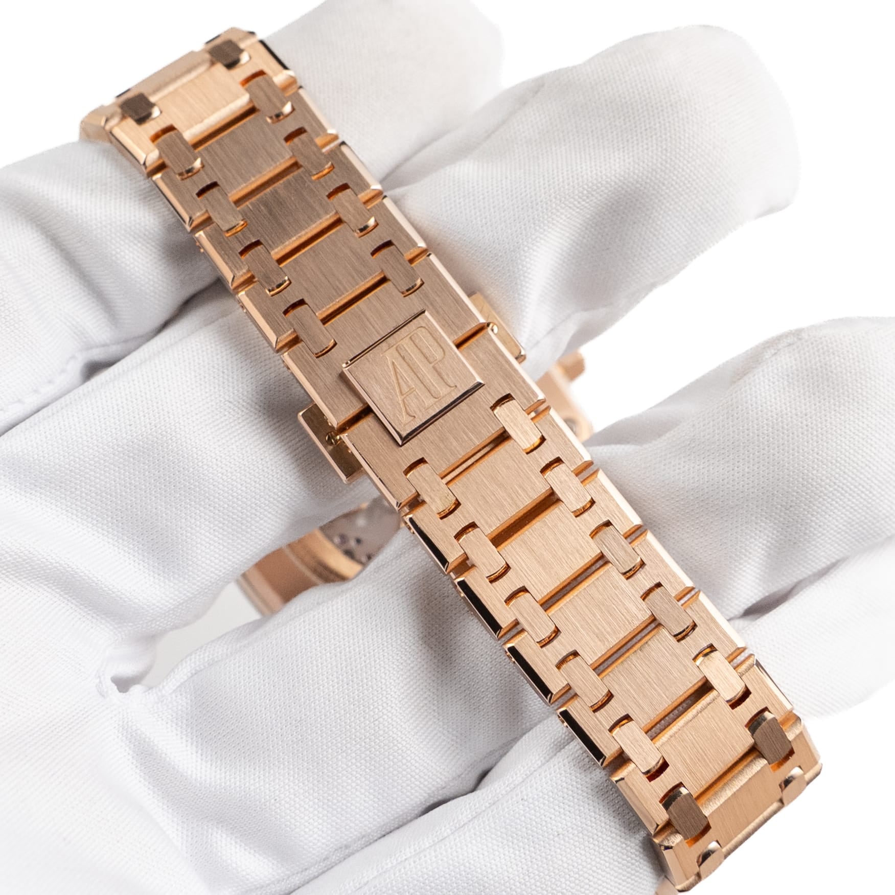 Audemars Piguet Royal Oak 15202OR.OO.1240OR.01 'Jumbo' Extra-Thin Rose Gold Blue Dial (2016)