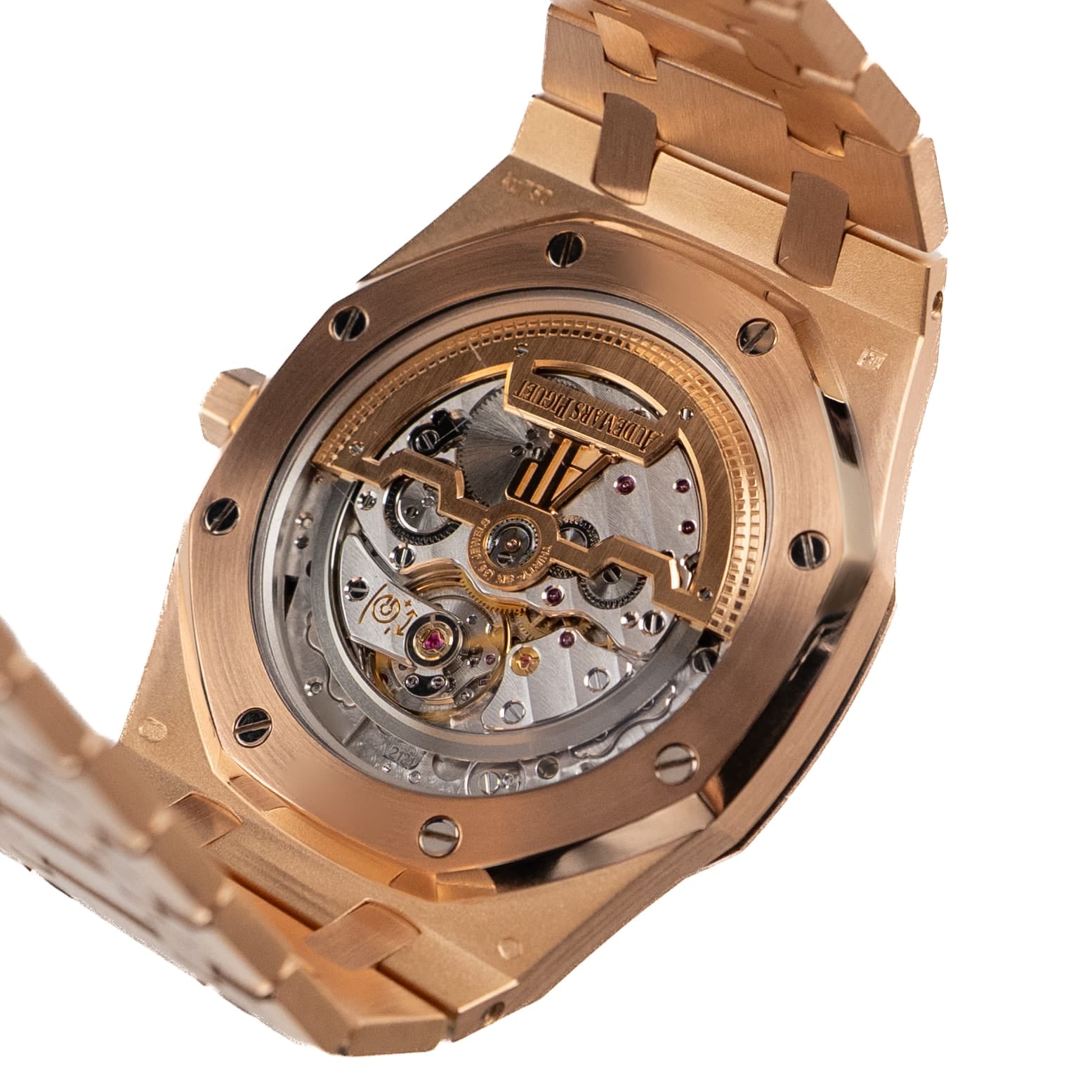 Audemars Piguet Royal Oak 15202OR.OO.1240OR.01 'Jumbo' Extra-Thin Rose Gold Blue Dial (2016)