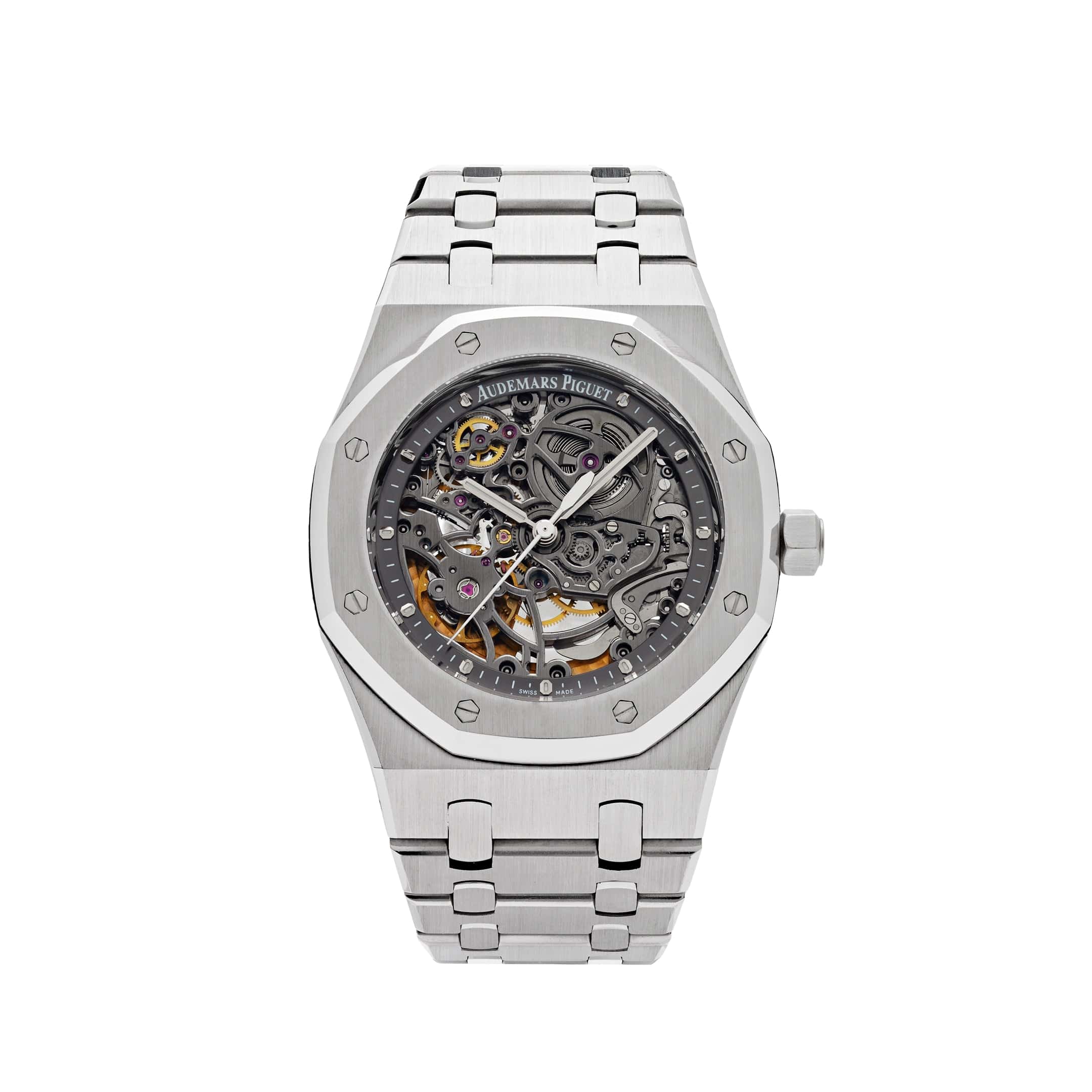 Luxury Watch Audemars Piguet Royal Oak Openworked Selfwinding 15305ST.OO.1220ST.01 Wrist Aficionado