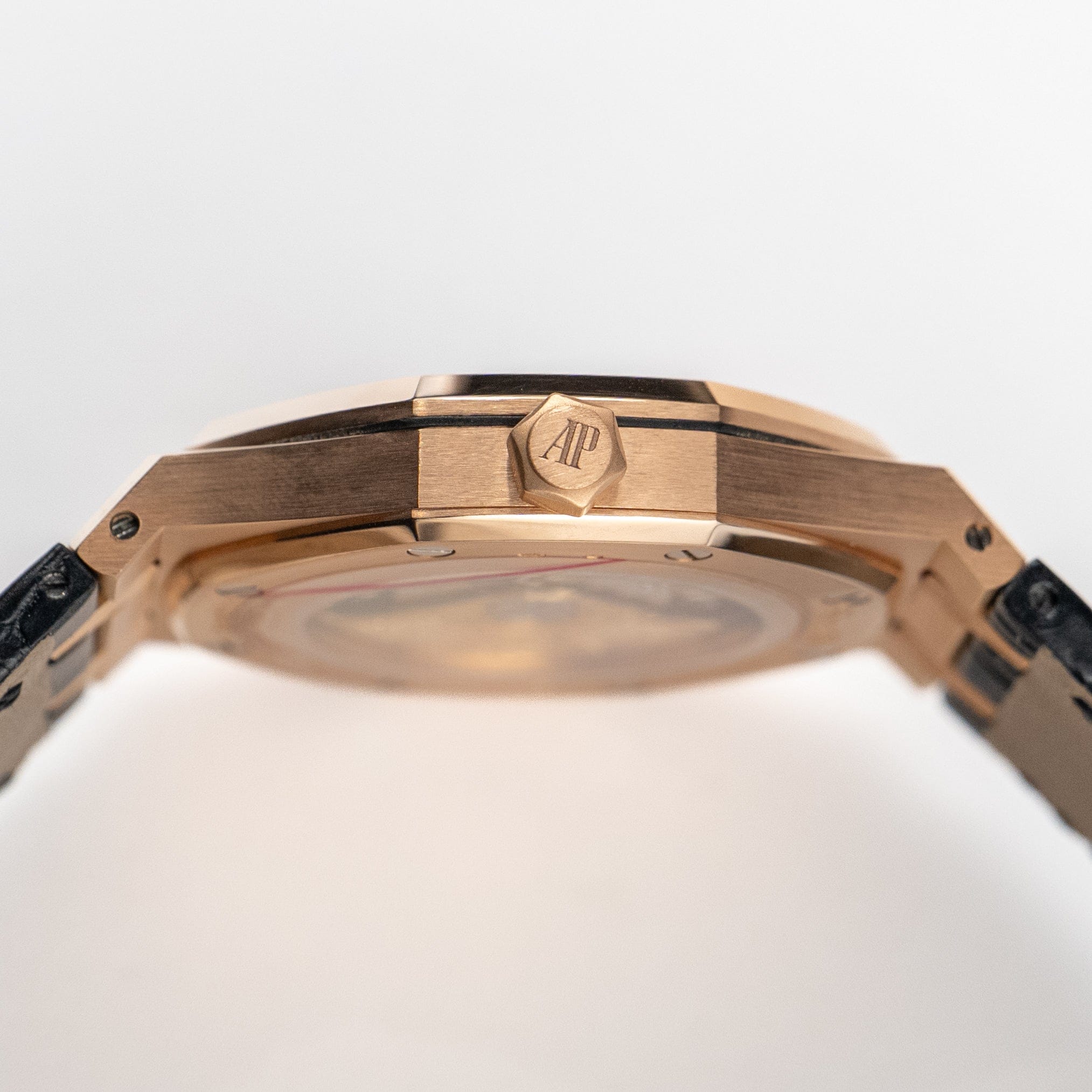 Audemars Piguet Royal Oak 15400OR.OO.D002CR.01 Rose Gold Black Dial (2017)