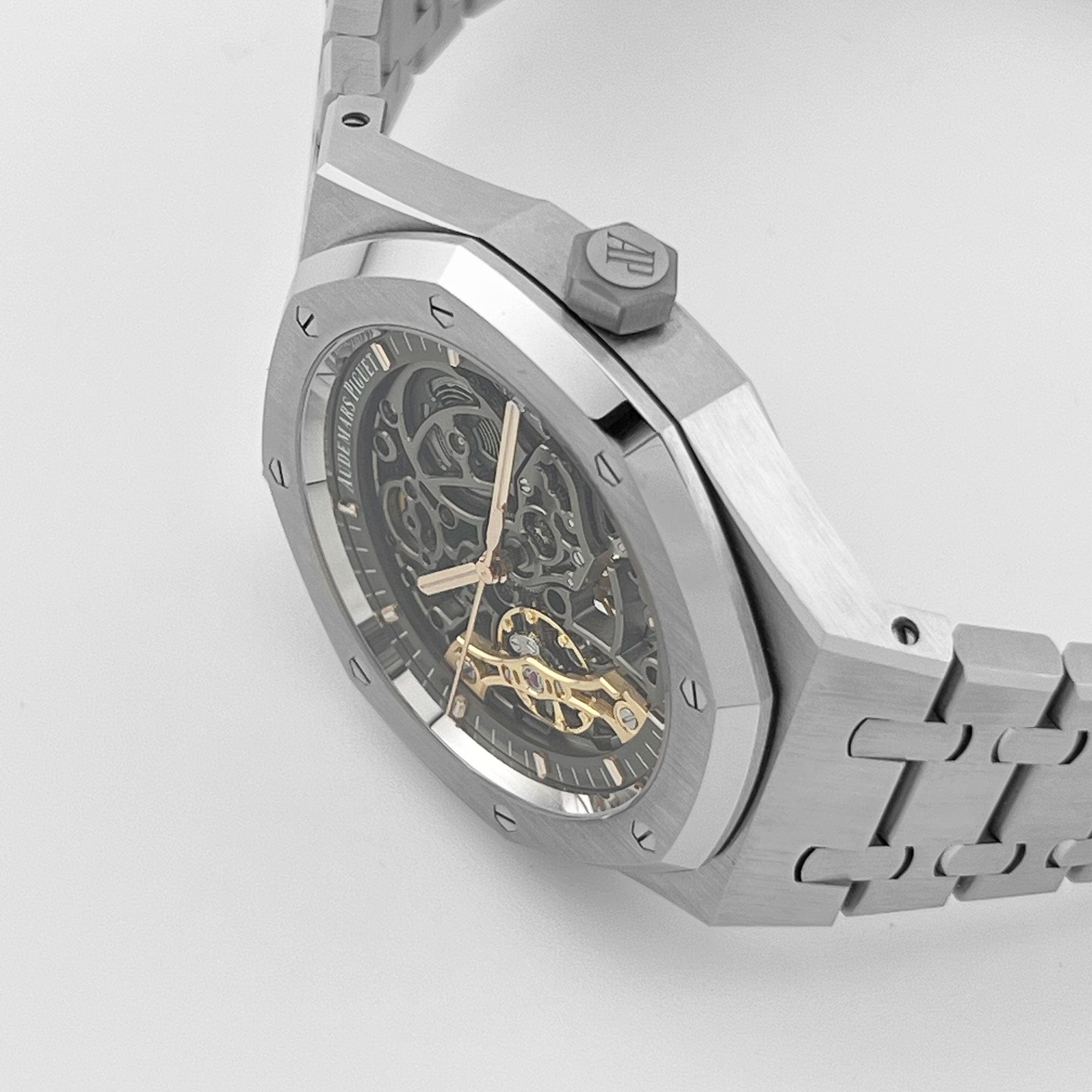 Audemars Piguet Royal Oak 15407ST.OO.1220ST.01 Double Balance Wheel Stainless Steel Openworked Dial (2024)