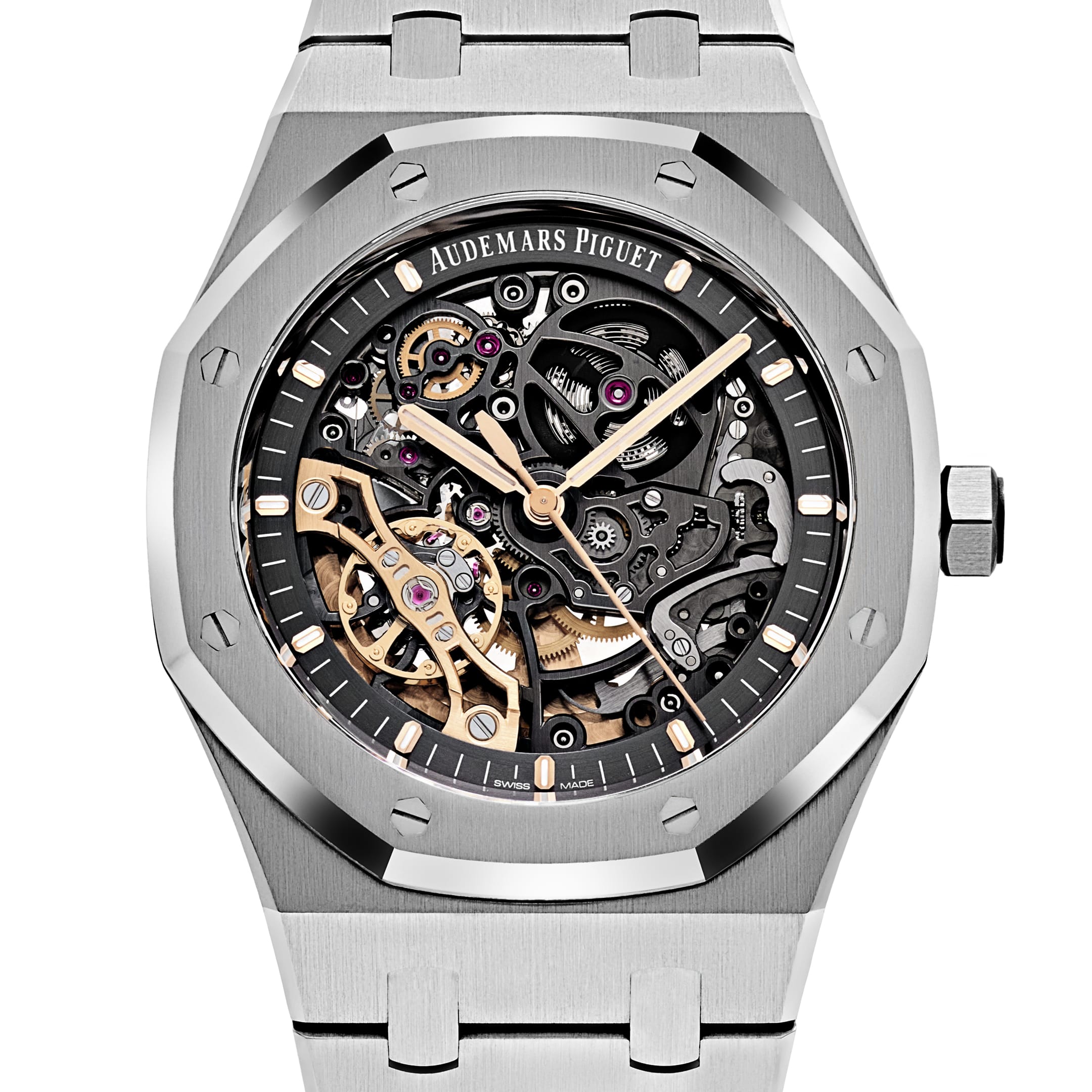 Audemars Piguet Royal Oak 15407ST.OO.1220ST.01 Double Balance Wheel Stainless Steel Openworked Dial (2024)