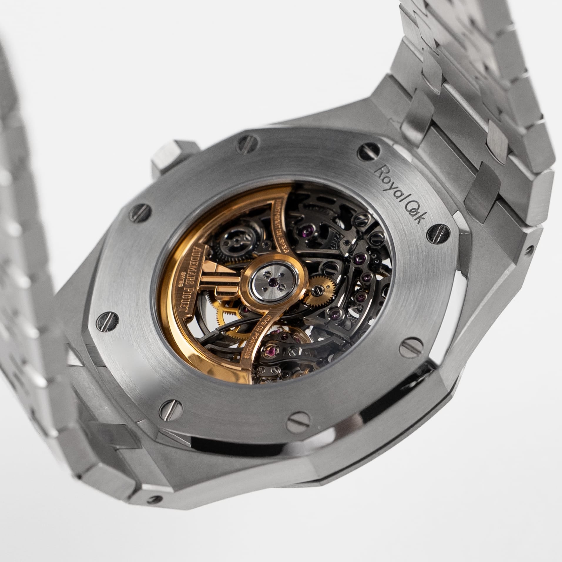 Audemars Piguet Royal Oak 15407ST.OO.1220ST.01 Double Balance Wheel Stainless Steel Openworked Dial