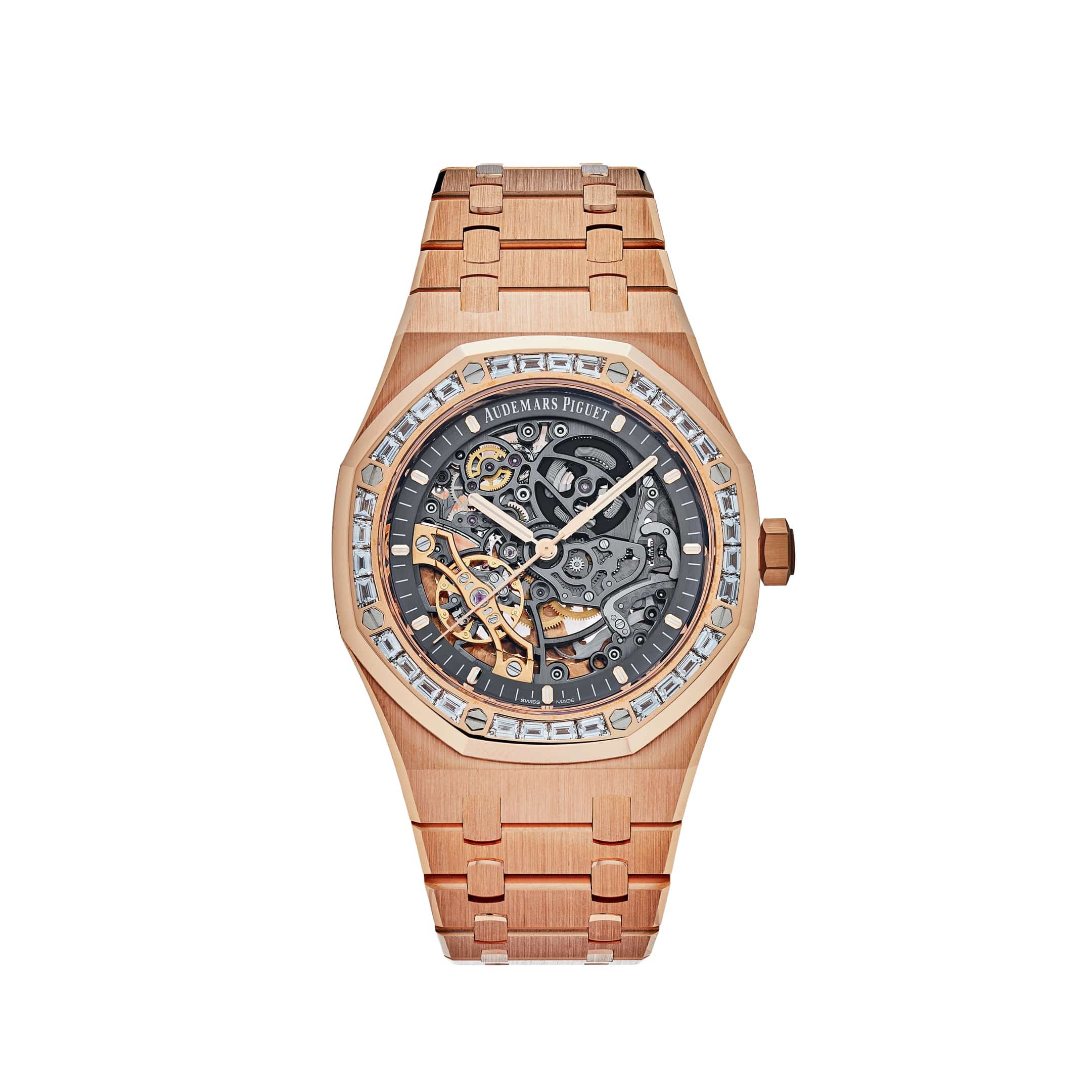 Audemars Piguet Royal Oak Double Balance Wheel Openworked Baguette 15412OR.ZZ.1220OR.01 Wrist Aficionado