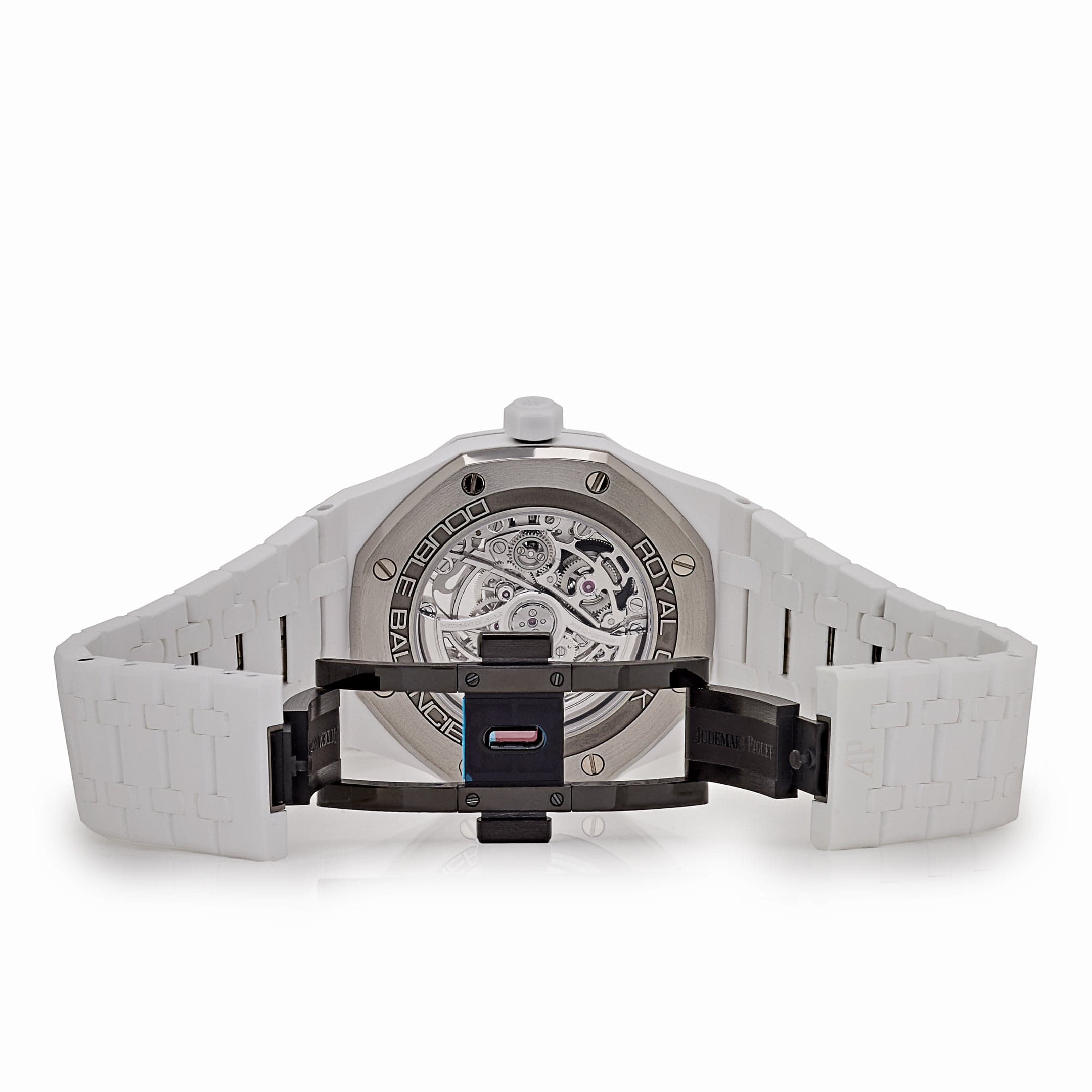 Audemars Piguet Royal Oak 15416CB.OO.1225CB.01 Double Balance Wheel Openworked White Ceramic