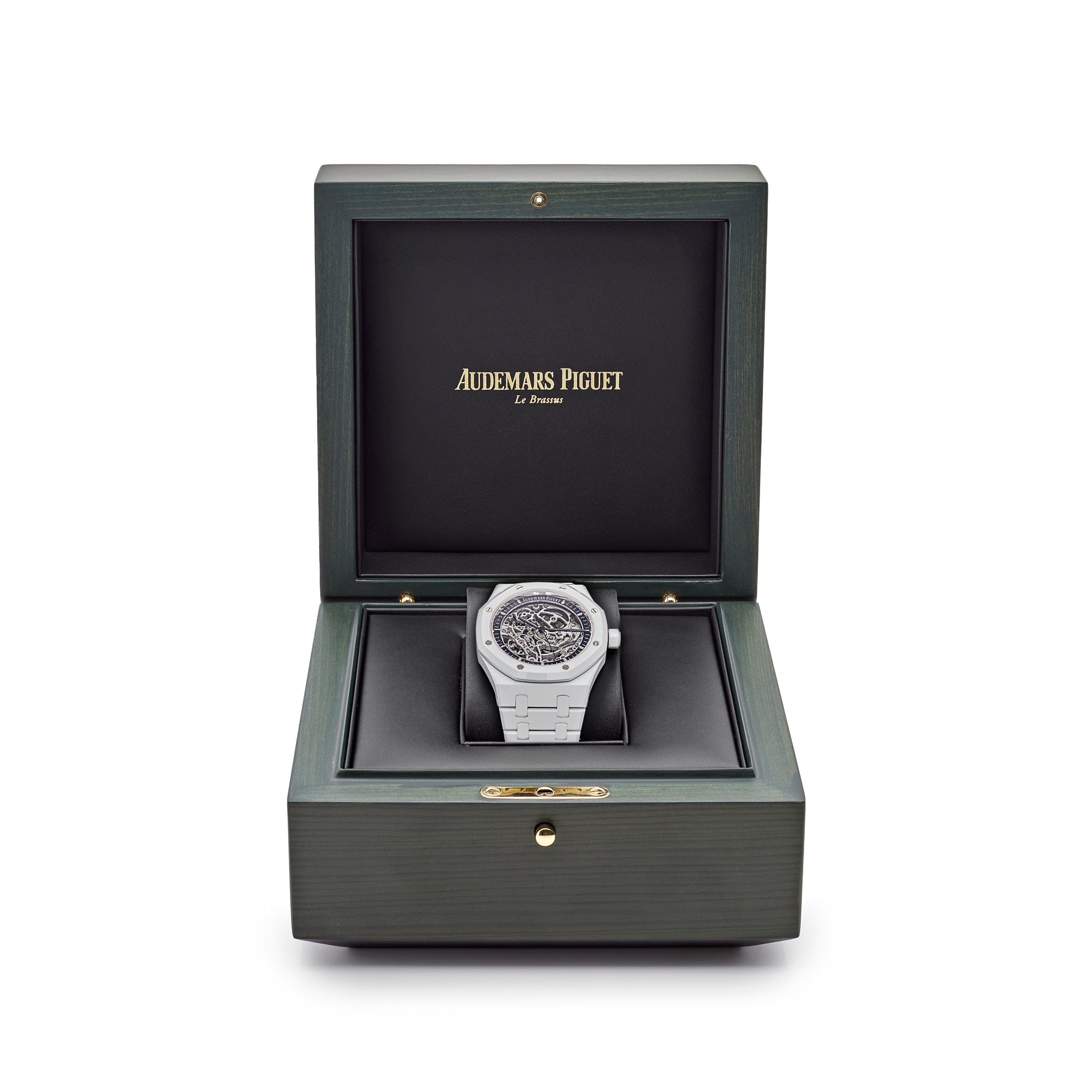 Audemars Piguet Royal Oak 15416CB.OO.1225CB.01 Double Balance Wheel Openworked White Ceramic