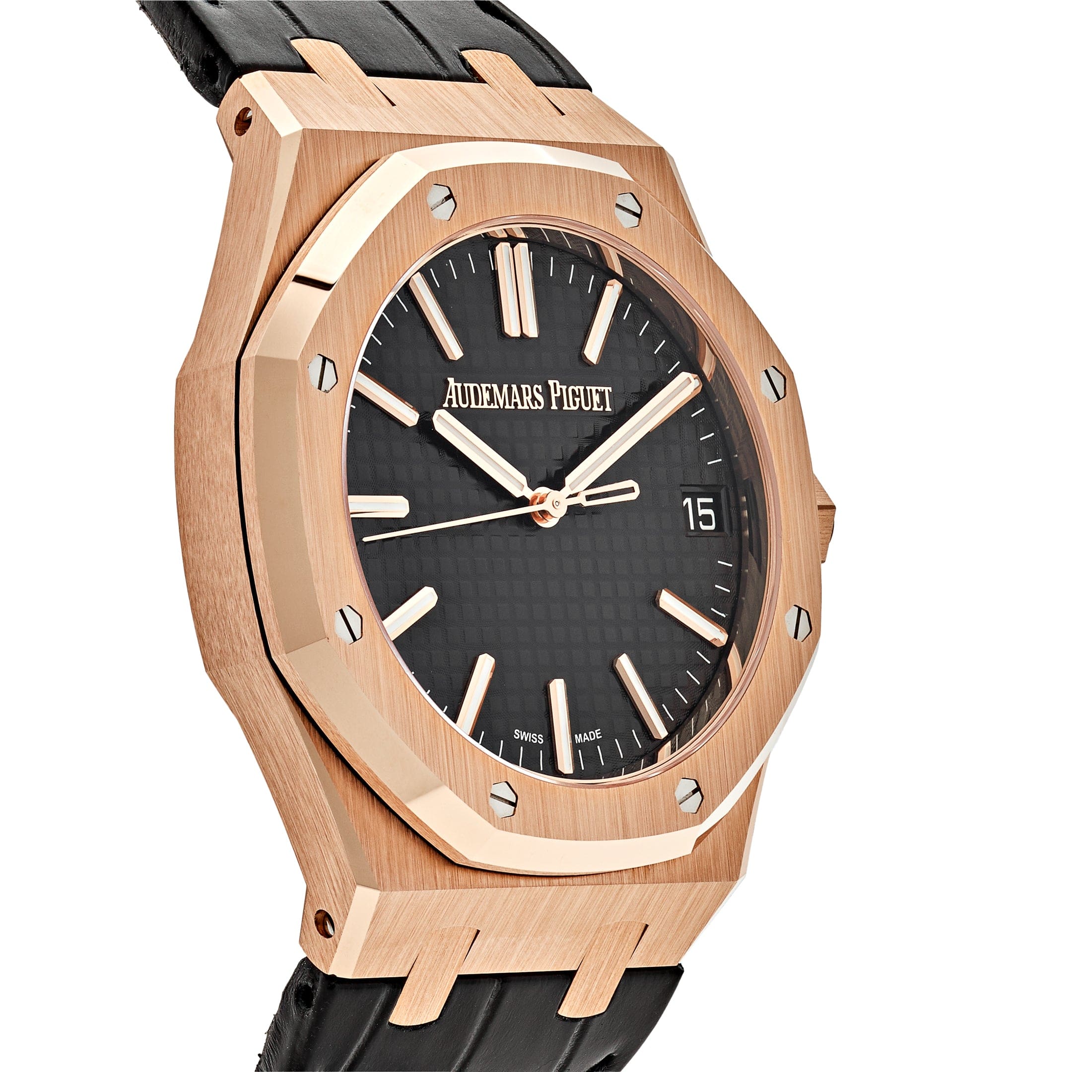 Audemars Piguet Royal Oak Selfwinding Rose Gold 41mm Black Dial 15510OR.OO.D002CR.02