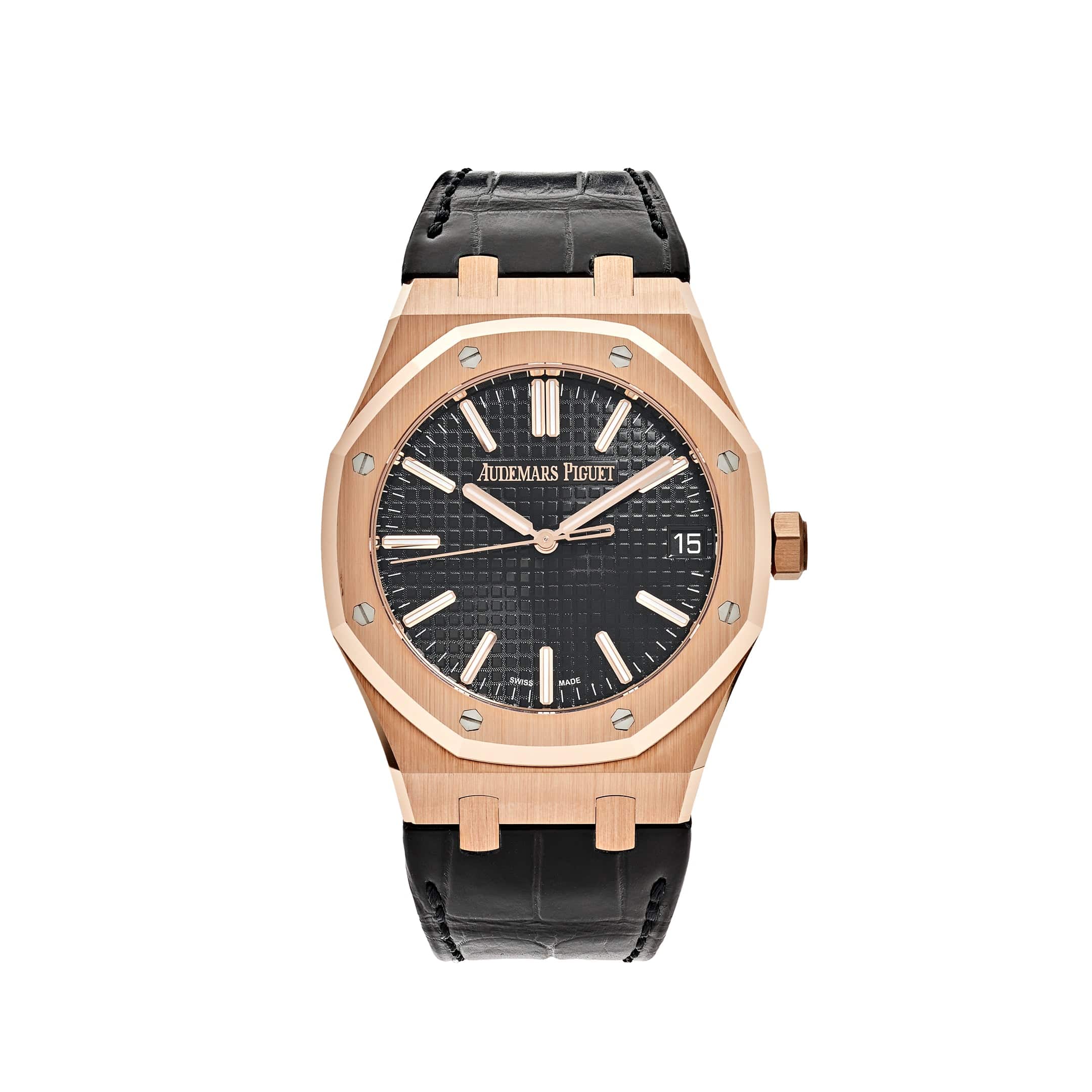 Audemars Piguet Royal Oak Selfwinding Rose Gold 41mm Black Dial 15510OR.OO.D002CR.02