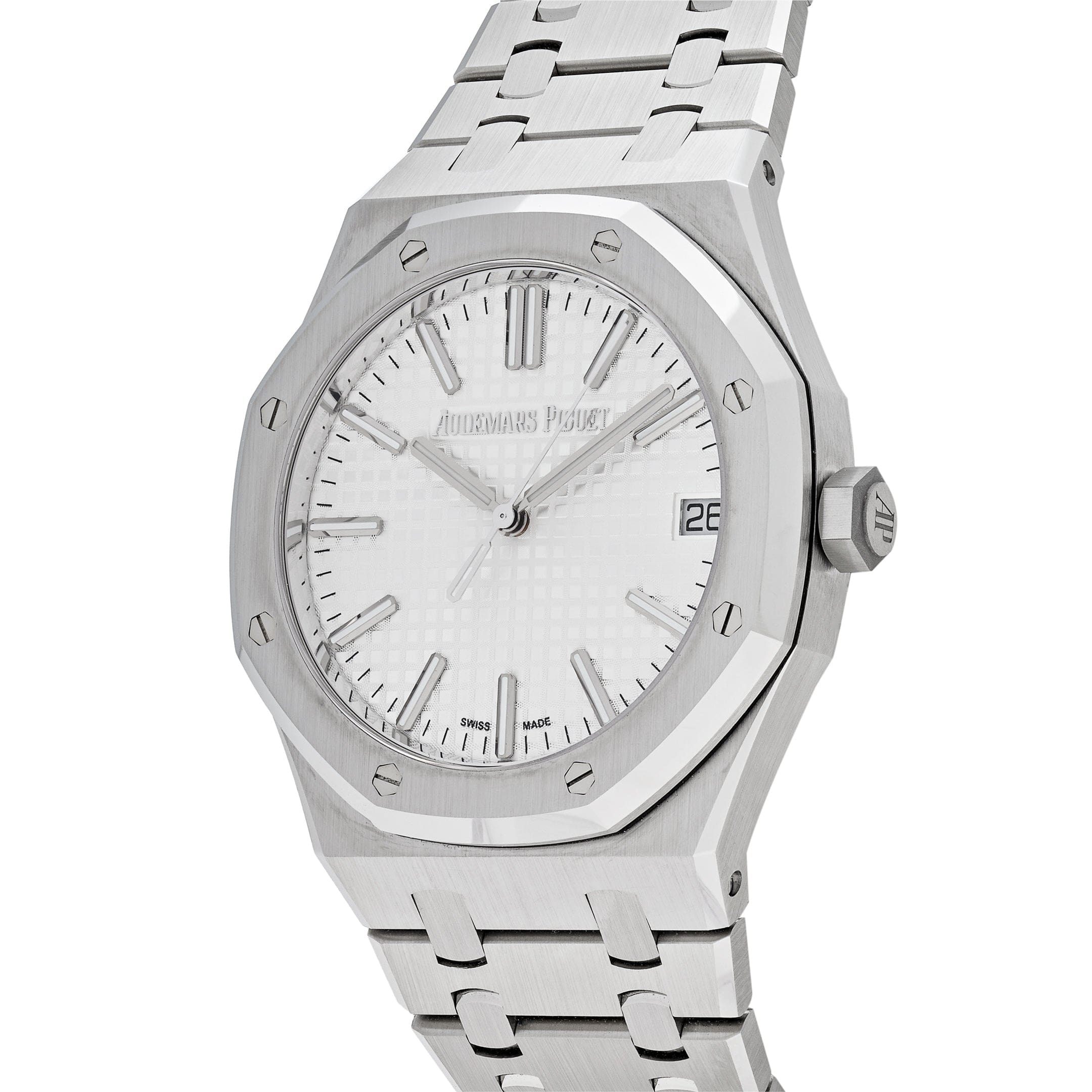 Audemars Piguet Royal Oak 15510ST.OO.1320ST.08 Selfwinding Stainless Steel White Dial