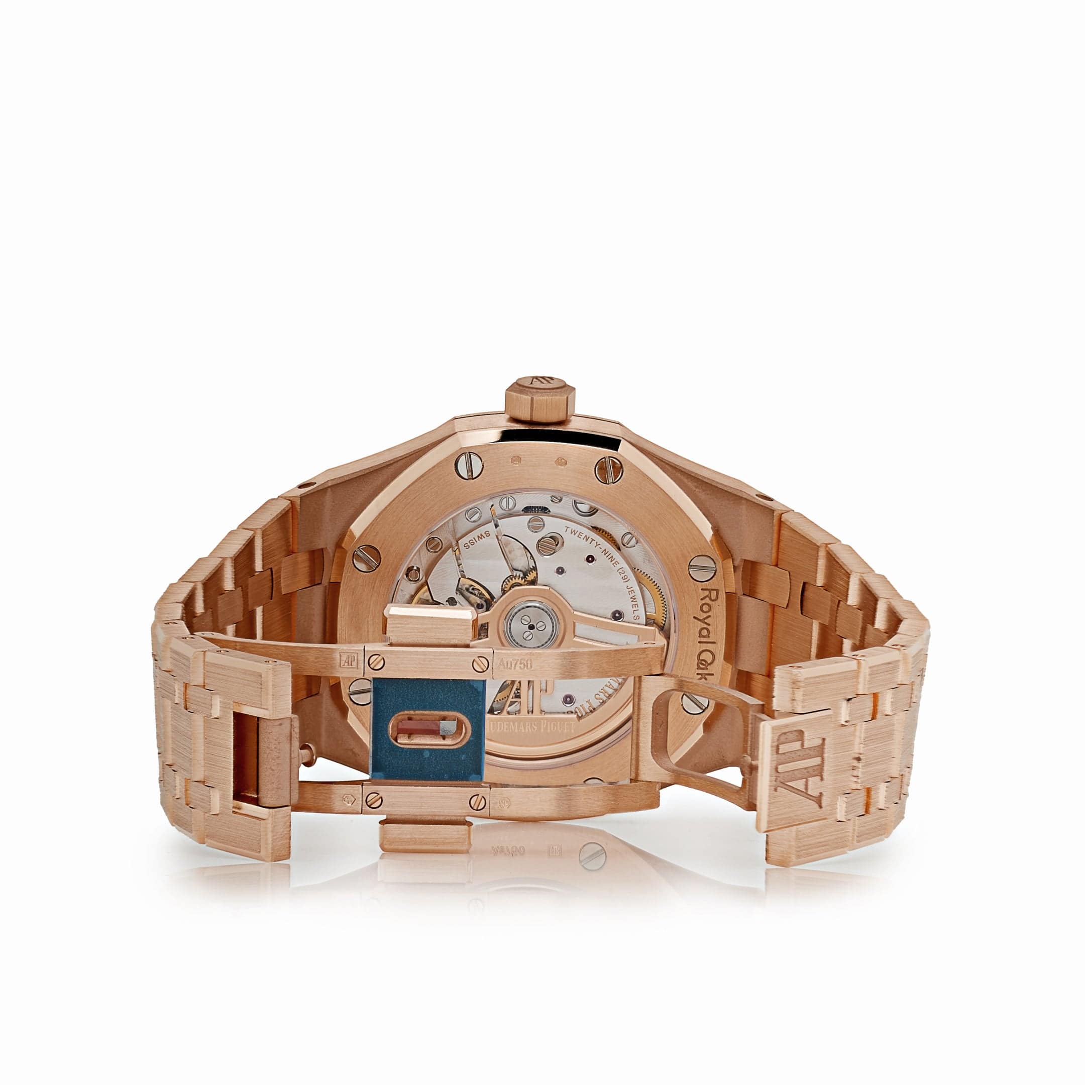 Audemars Piguet Royal Oak 15551OR.ZZ.1356OR.06 Selfwinding Rose Gold Khaki Green Dial