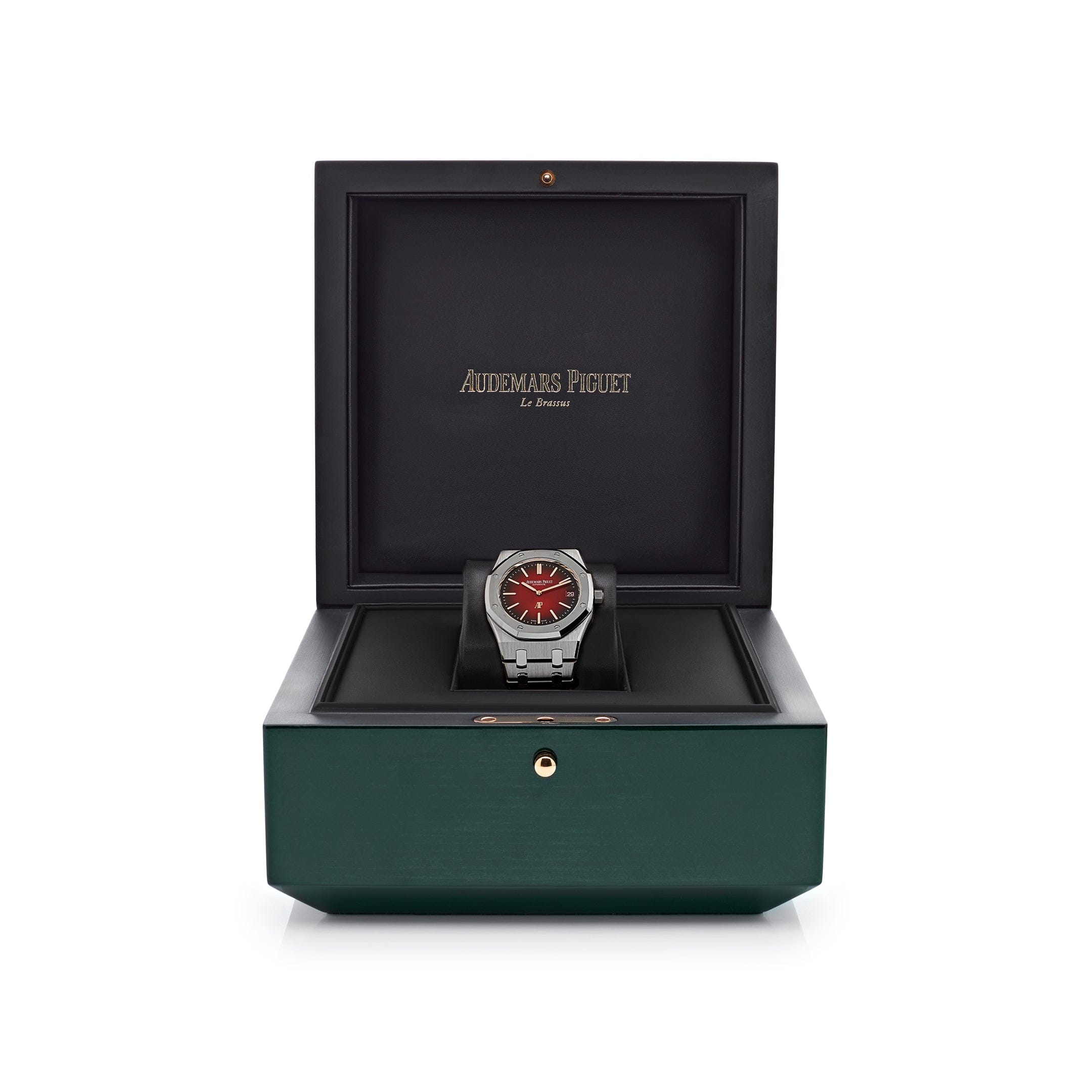 Audemars Piguet Royal Oak 16202XT.OO.1240XT.01 'Jumbo' Extra-Thin Titanium Burgundy Dial (2023)