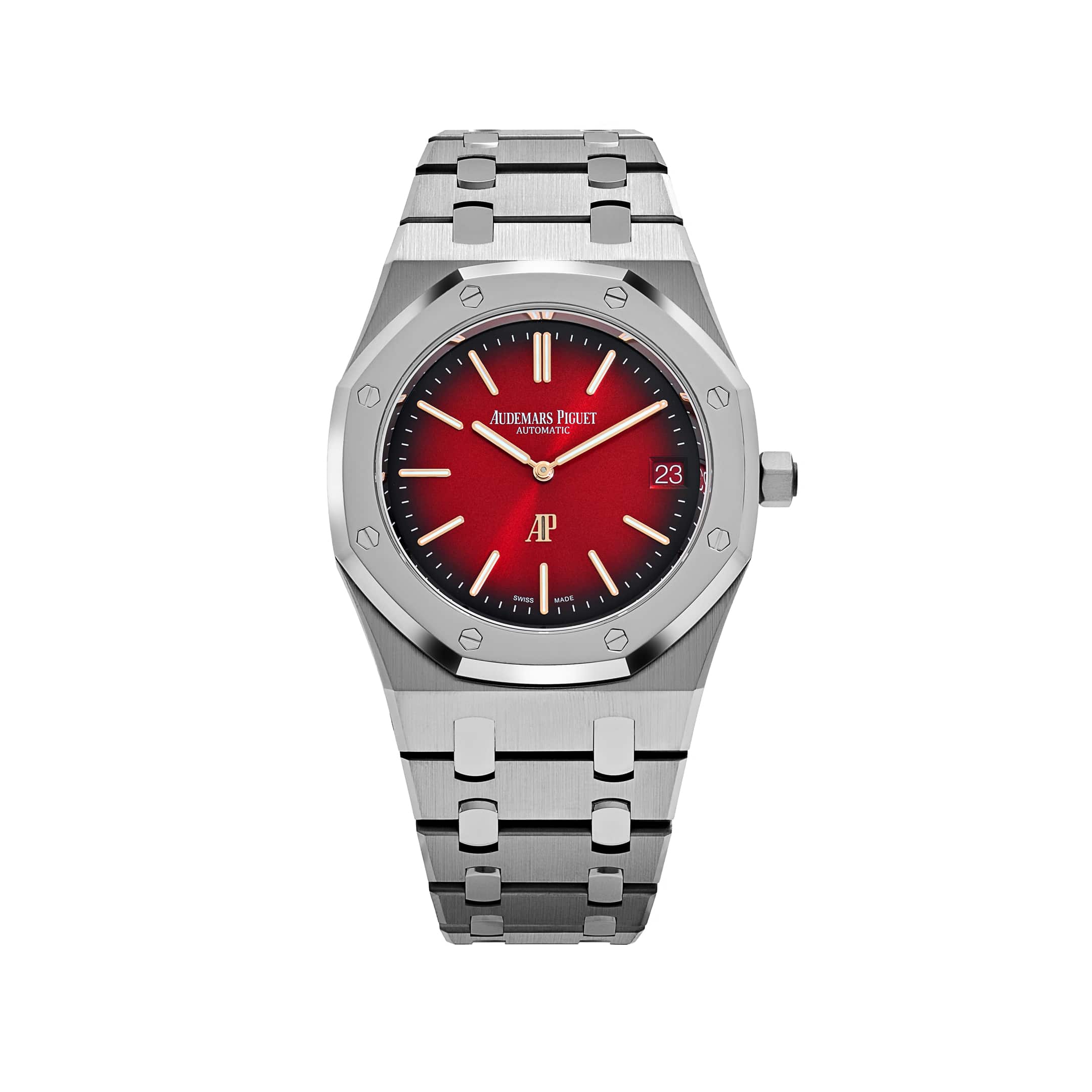 Audemars Piguet Royal Oak 16202XT.OO.1240XT.01 'Jumbo' Extra-Thin Titanium Burgundy Dial