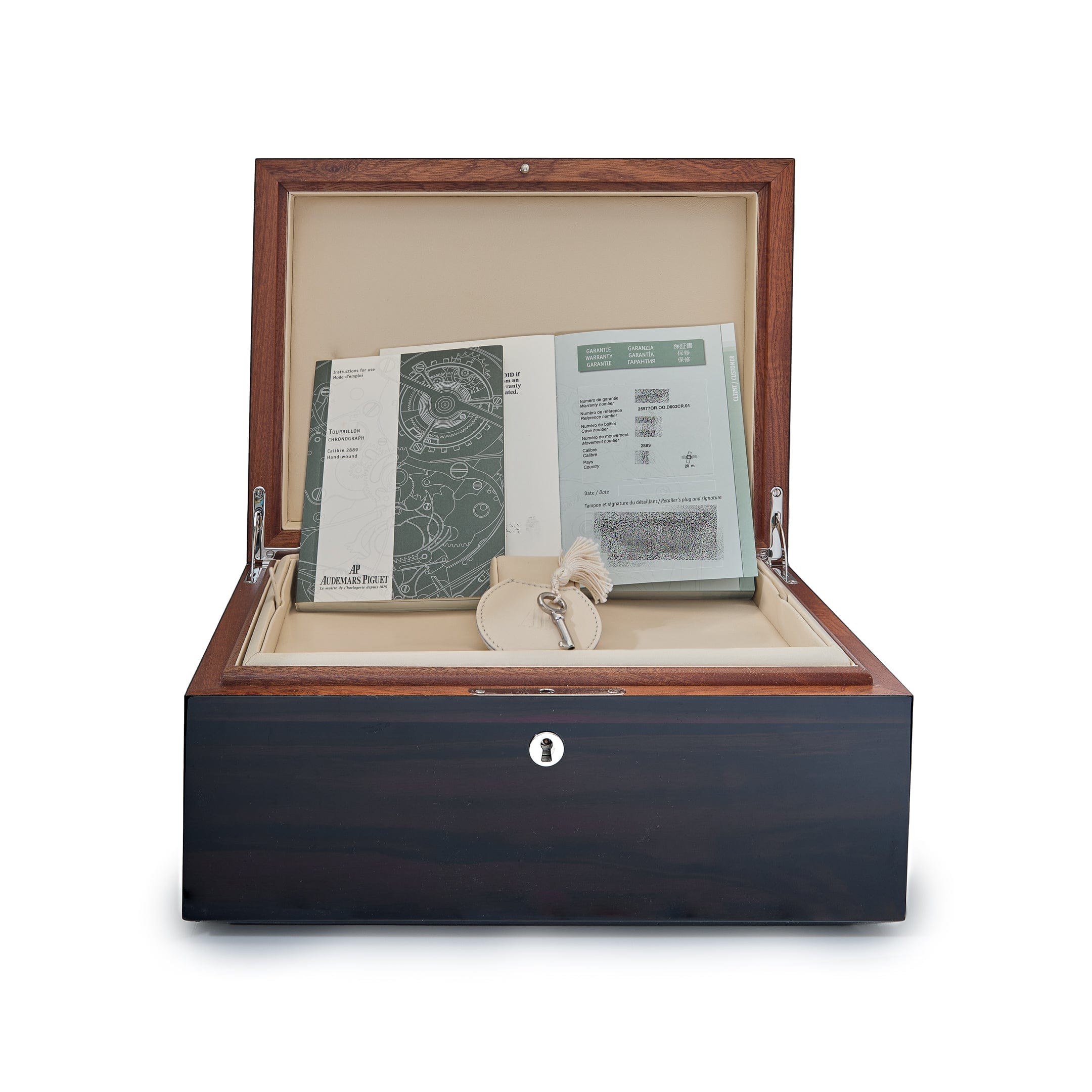 Audemars Piguet Royal Oak 25977OR.OO.D002CR.01 Chronograph Tourbillon Rose Gold Black Dial