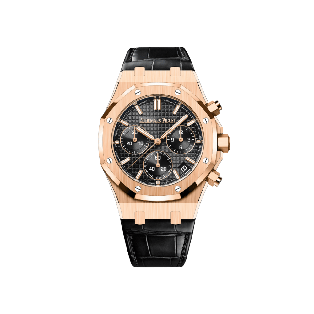 Luxury Watch Audemars Piguet Royal Oak Chronograph "50th Anniversary" Black Dial 26240OR.OO.D002CR.01 Wrist Aficionado
