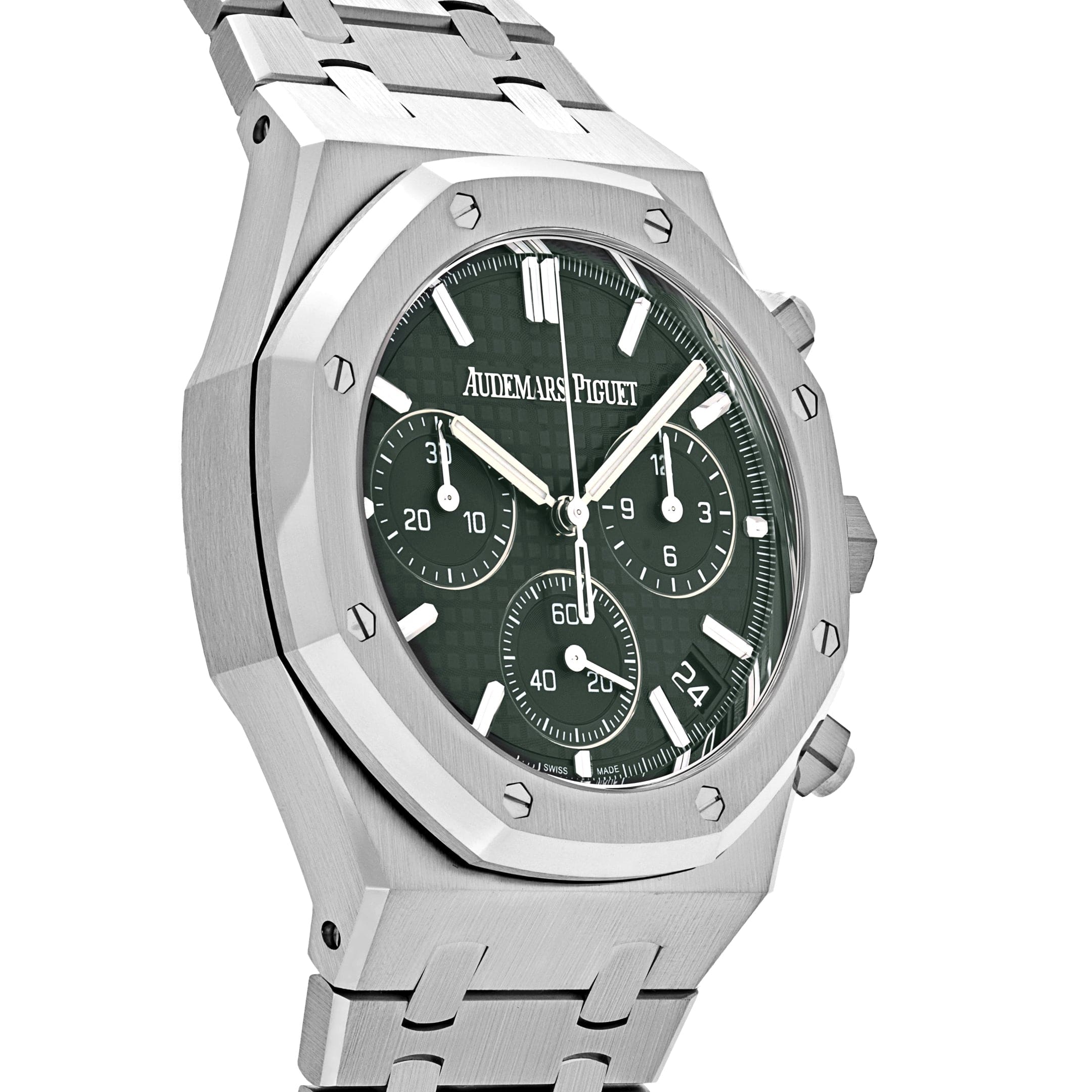 Audemars Piguet Royal Oak 26240ST.OO.1320ST.04 Selfwinding Chronograph '50th Anniversary' Stainless Steel Khaki Green Dial (2022)