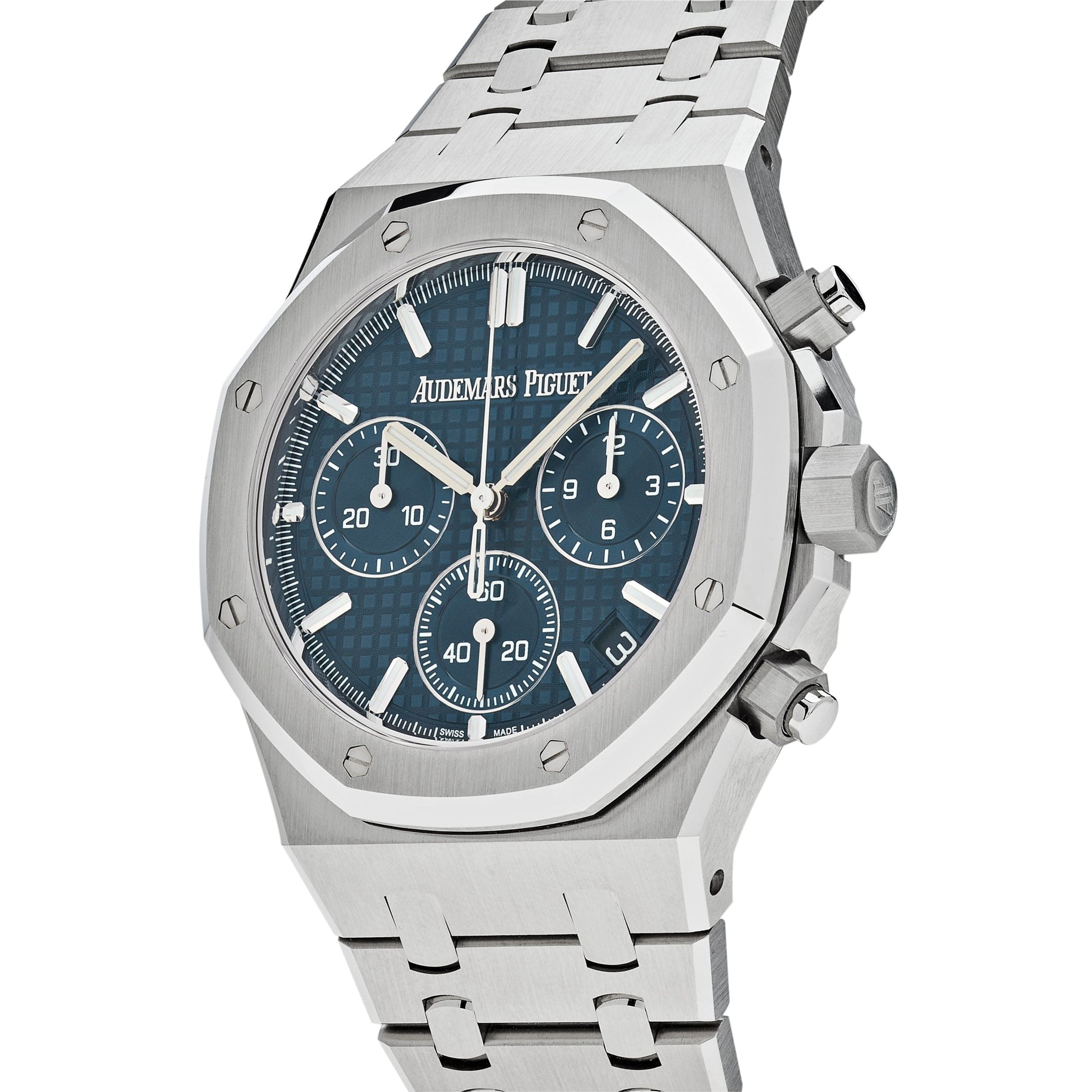 Audemars Piguet Royal Oak 26240ST.OO.1320ST.05 Chronograph Steel 'Bleu Suit Nuage 50' Dial (2022)