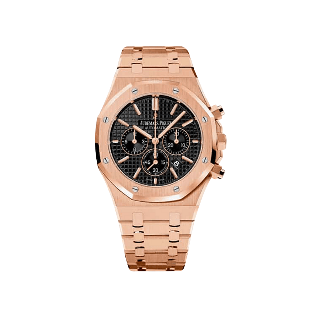 Luxury Watch Audemars Piguet Royal Oak Chronograph 41mm Rose Gold 26320OR.OO.1220OR.01 Wrist Aficionado
