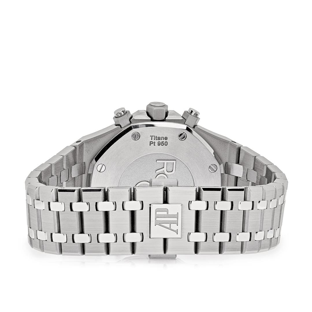 Luxury Watch Audemars Piguet Royal Oak Chronograph Titanium Platinum Grey Dial 26331IP.OO.1220IP.01 Limited to 500pcs Wrist Aficionado