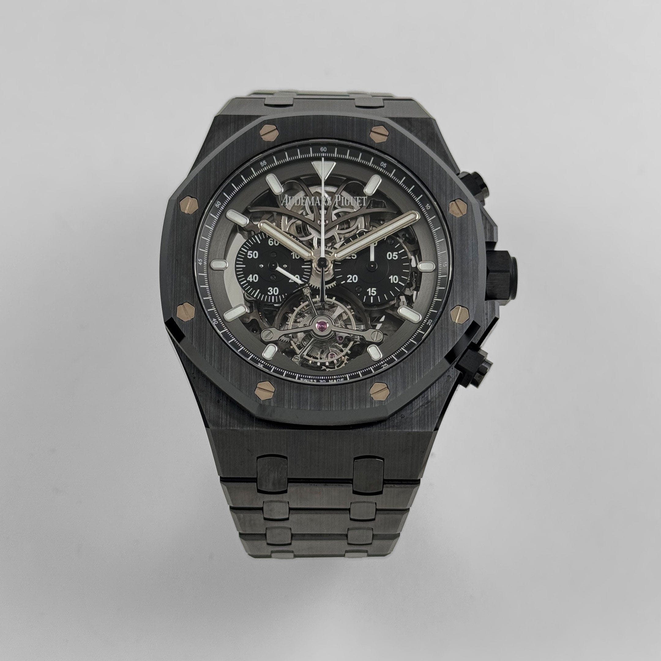 Audemars Piguet Royal Oak 26343CE.OO.1247CE.01 Tourbillon Chronograph Black Ceramic Limited Edition of 100