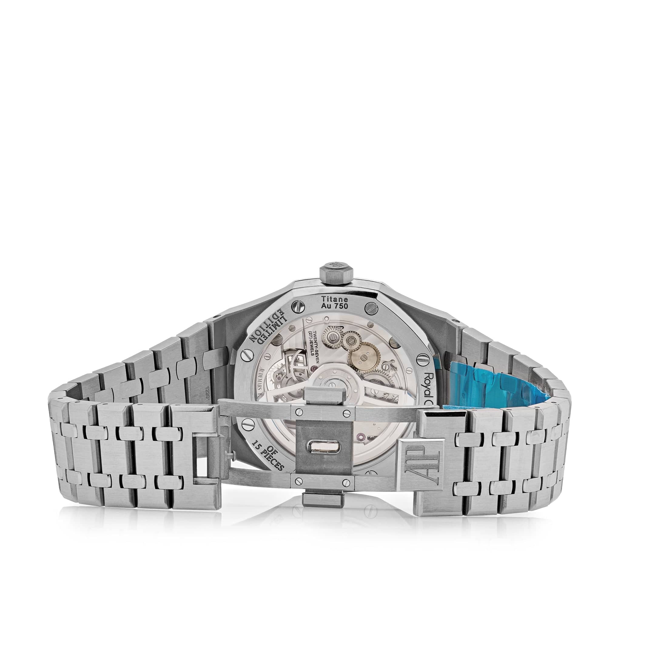 Audemars Piguet Royal Oak 26532IC.EE.1220TI.01 Selfwinding Flying Tourbillon Titanium White Gold Emerald Bezel Limited Edition (2024)