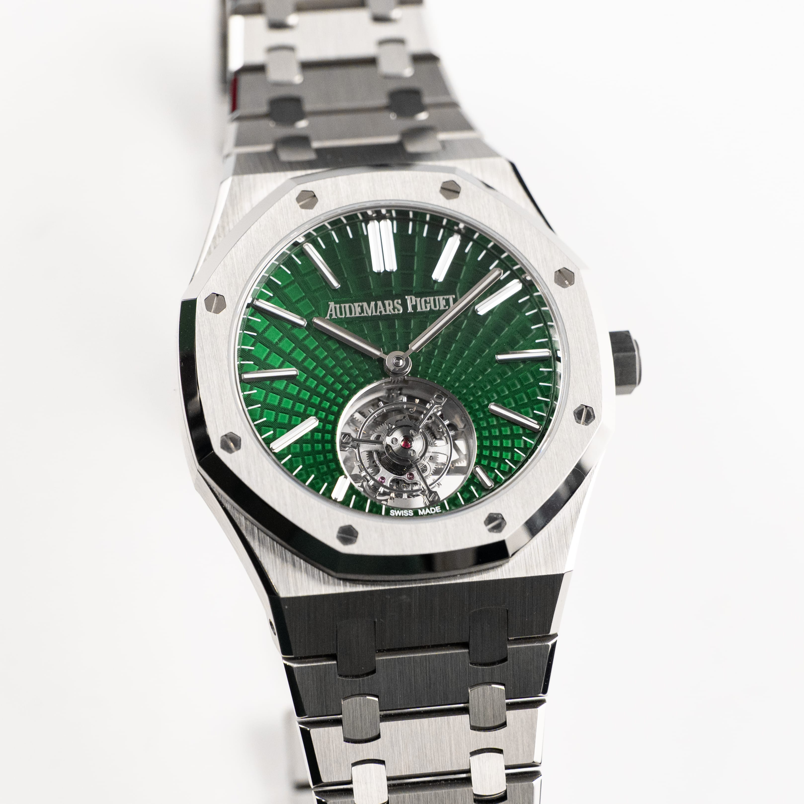 Audemars Piguet Royal Oak 26534TI.OO.1220TI.01 Flying Tourbillon Titanium Green Dial Limited Edition of 50 (2021)