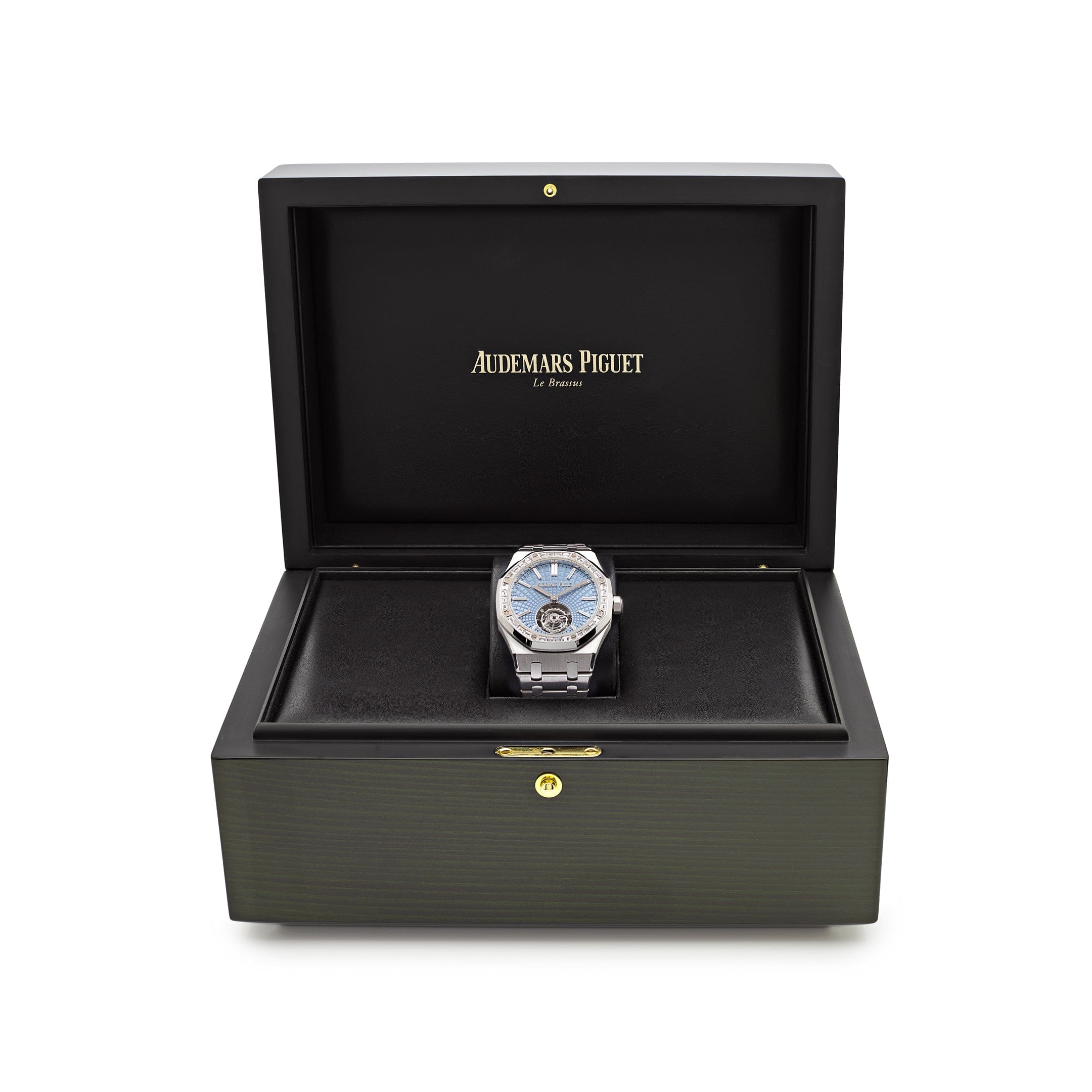 Audemars Piguet Royal Oak 26535PT.ZZ.1220PT.01 Selfwinding Flying Tourbillon Platinum Light Blue Dial