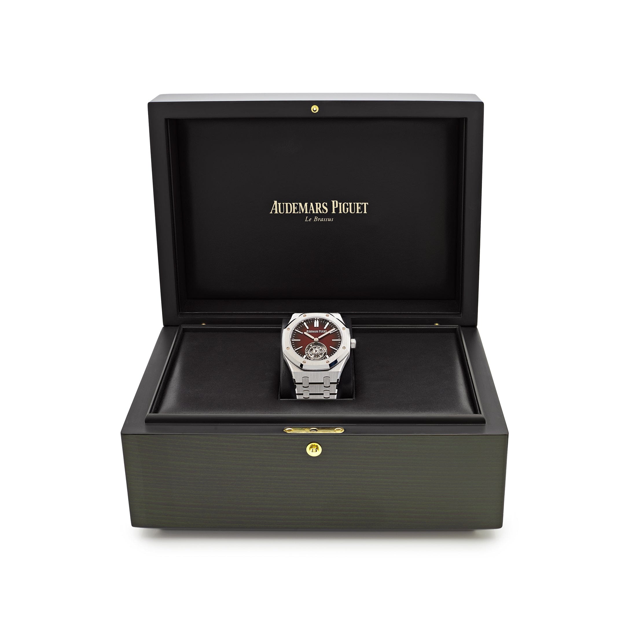 Audemars Piguet Royal Oak 26730ST.OO.1320ST.05 Selfwinding Flying Tourbillon Red Burgundy Stainless Steel