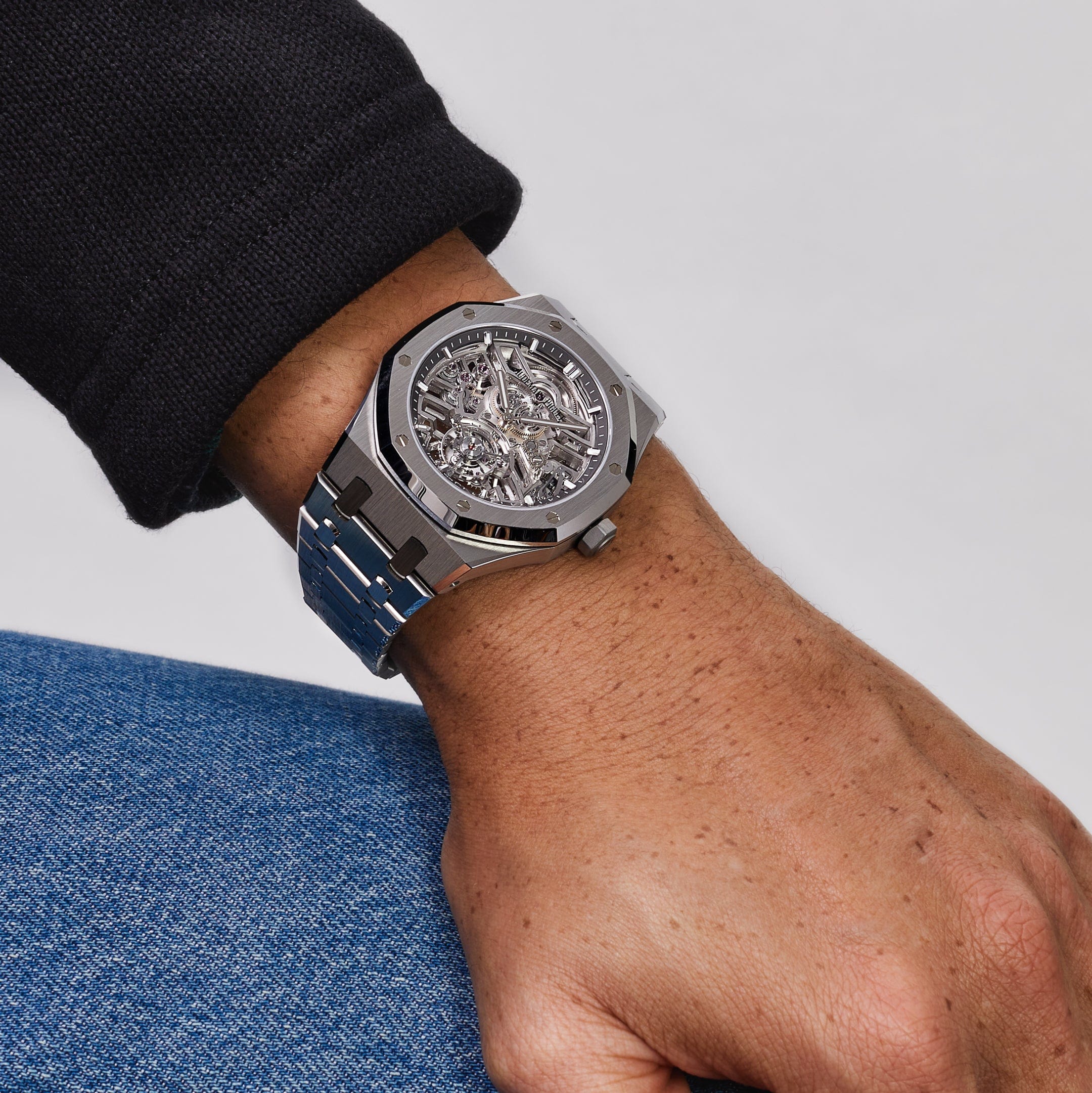 Audemars Piguet Royal Oak 26735ST.OO.1320ST.02 'Flying Tourbillon' Stainless Steel Openworked