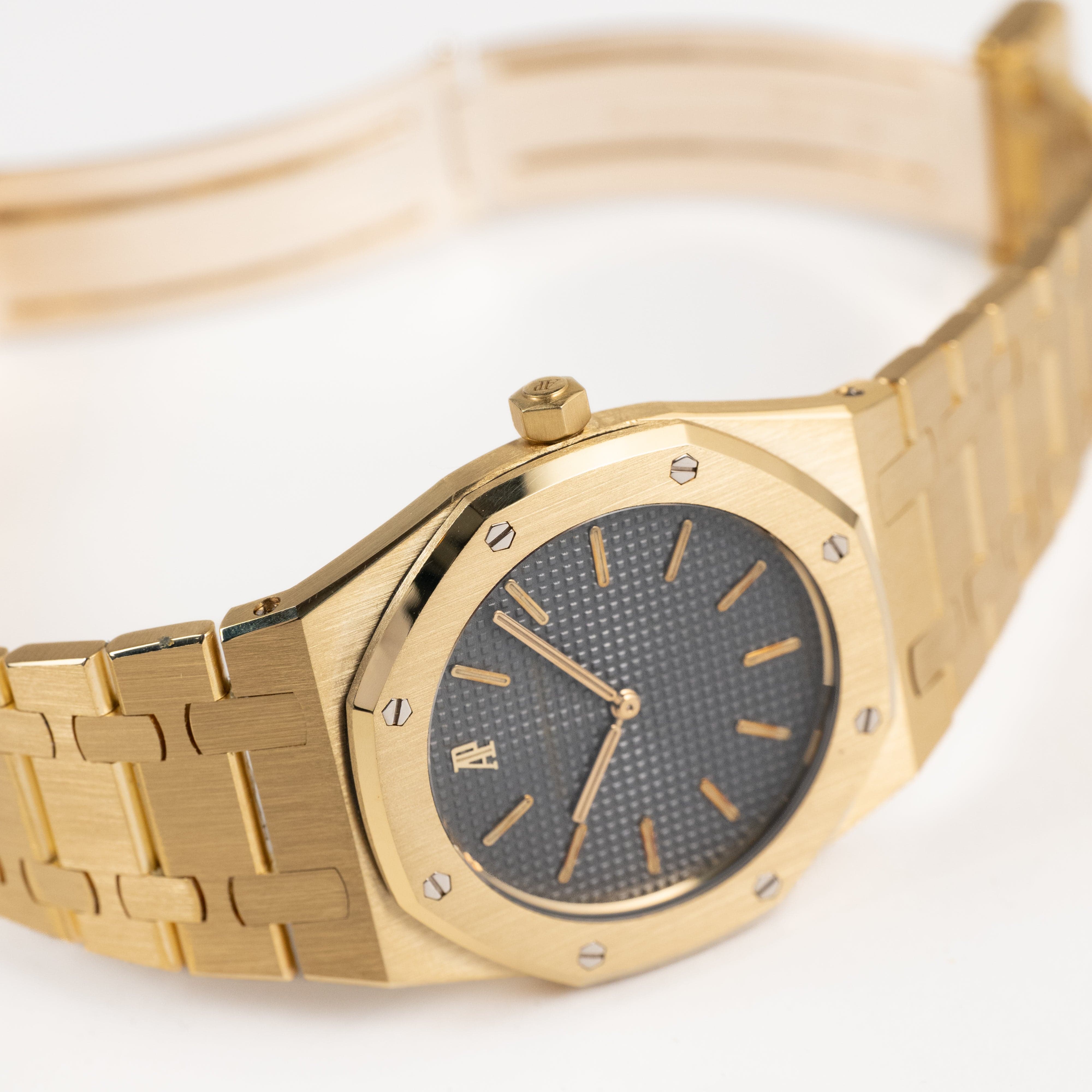 Audemars Piguet Royal Oak 56303BA 'Ladies' Yellow Gold Grey Dial Quartz