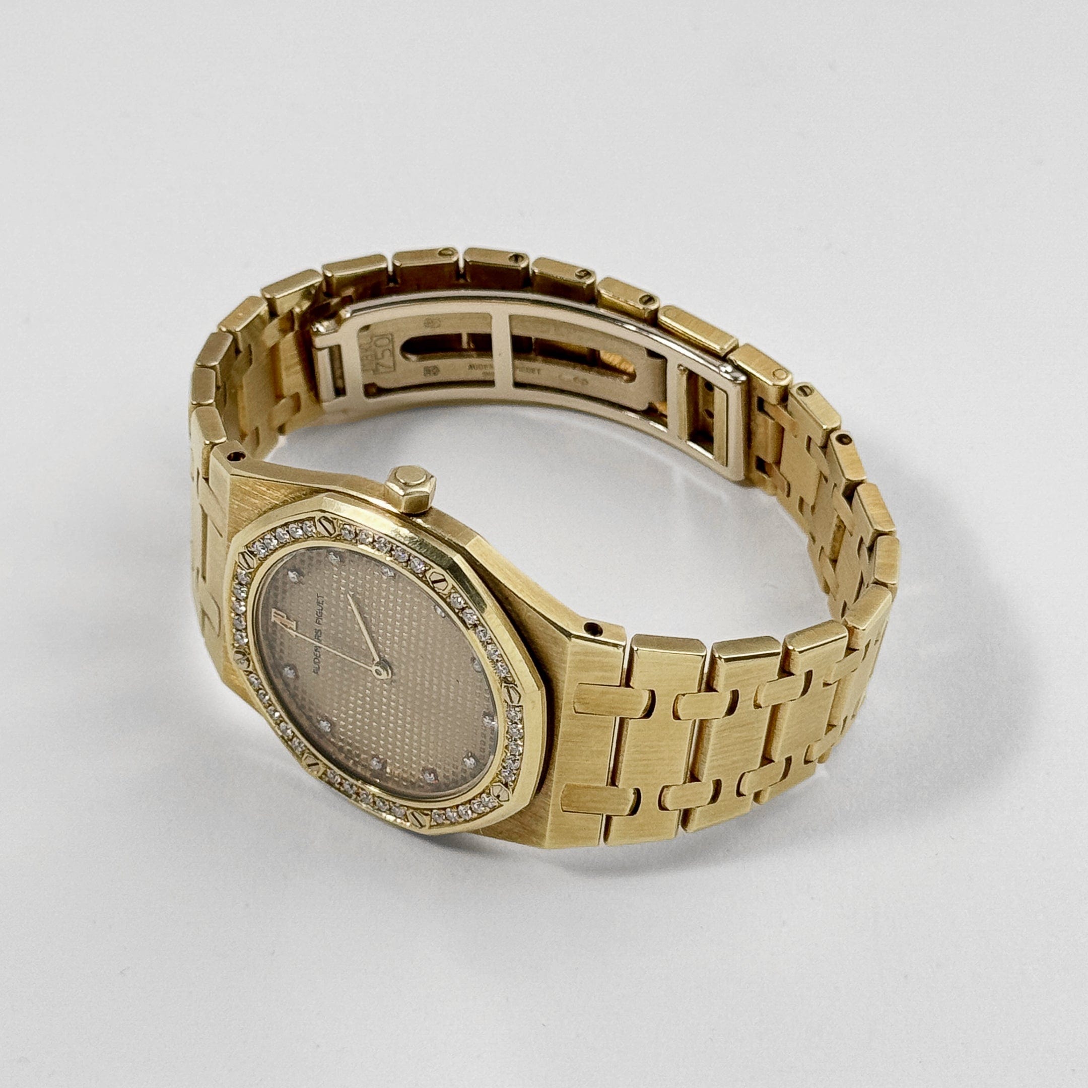 Audemars Piguet Royal Oak 56303BA Yellow Gold Champagne Diamond Dial