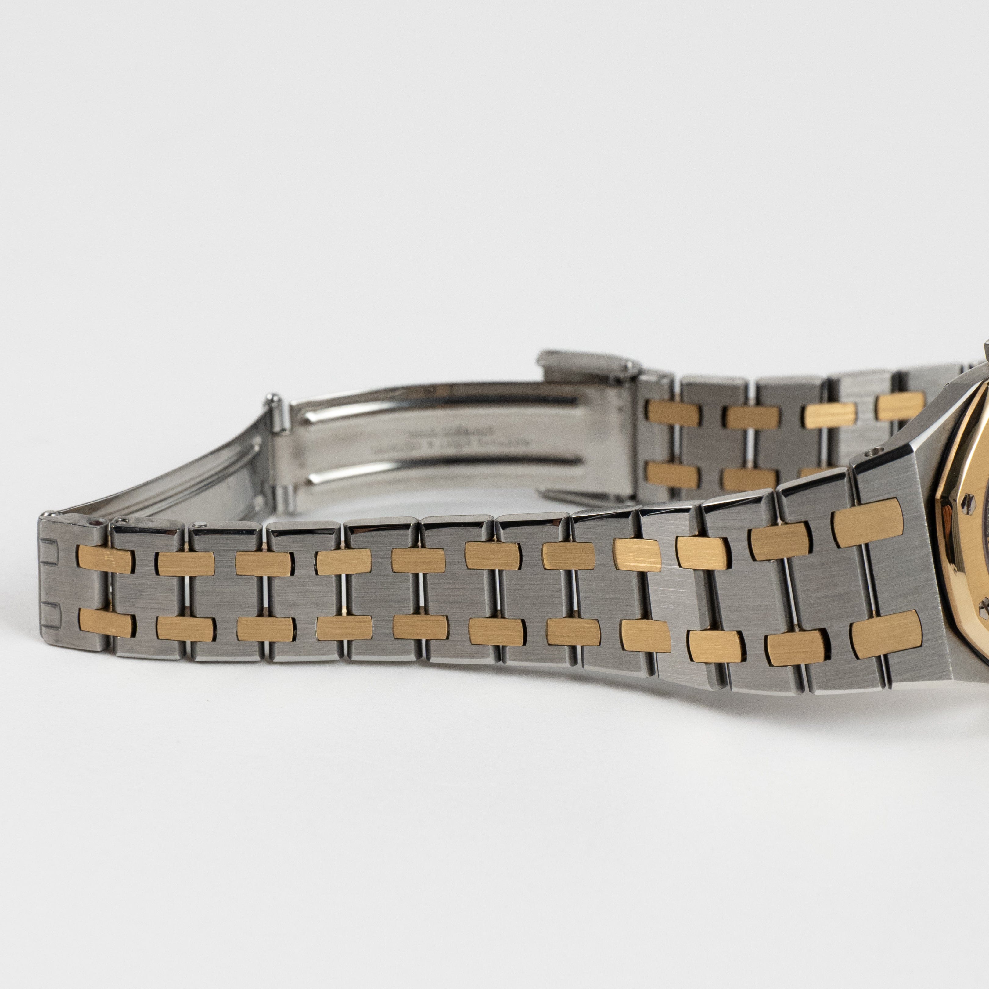 Audemars Piguet Royal Oak 6007SA 'Ladies' Stainless Steel Yellow Gold Grey Dial