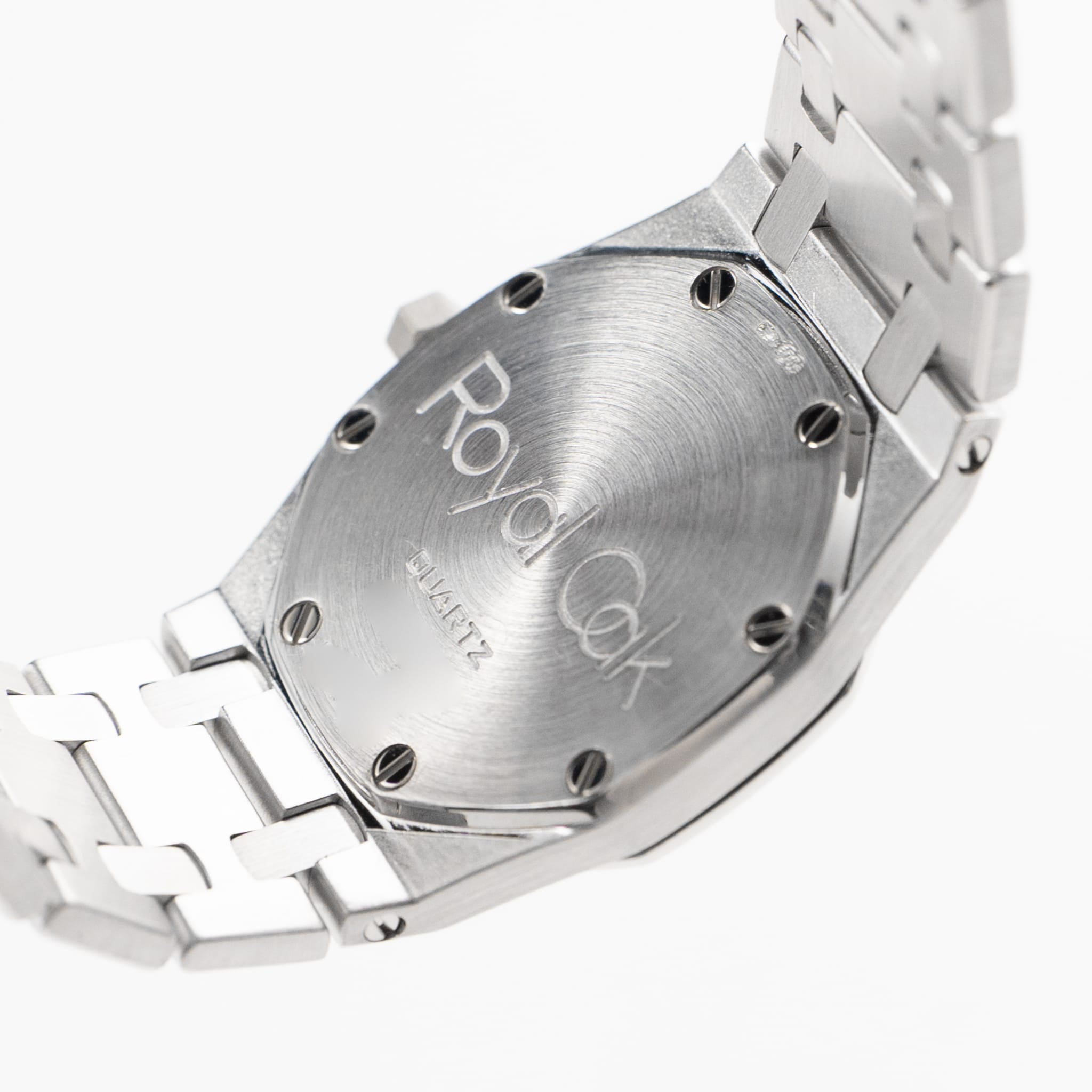 Audemars Piguet Royal Oak 66319BC.ZZ.0722BC.06 Vintage 'Ladies' White Gold Black Diamond Dial Diamond Bezel Quartz