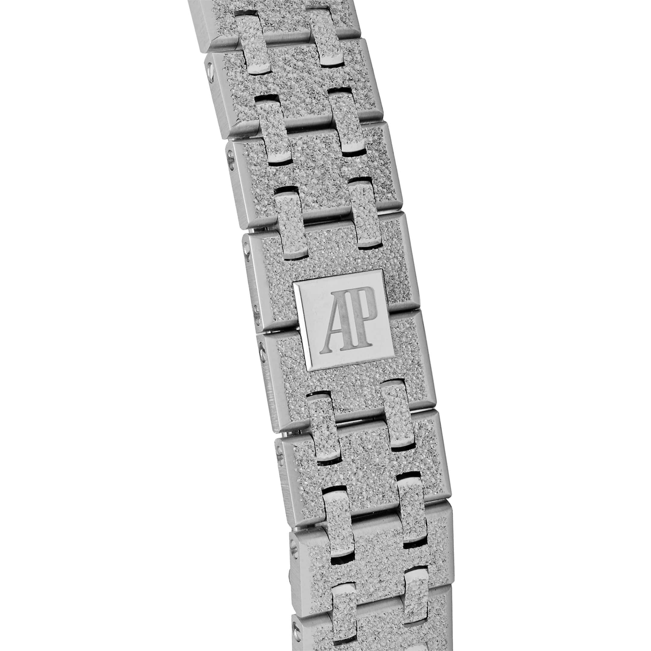 Audemars Piguet Royal Oak 67630BC.GG.1312BC.01-B 'Mini' Frosted White Gold Quartz (2025)