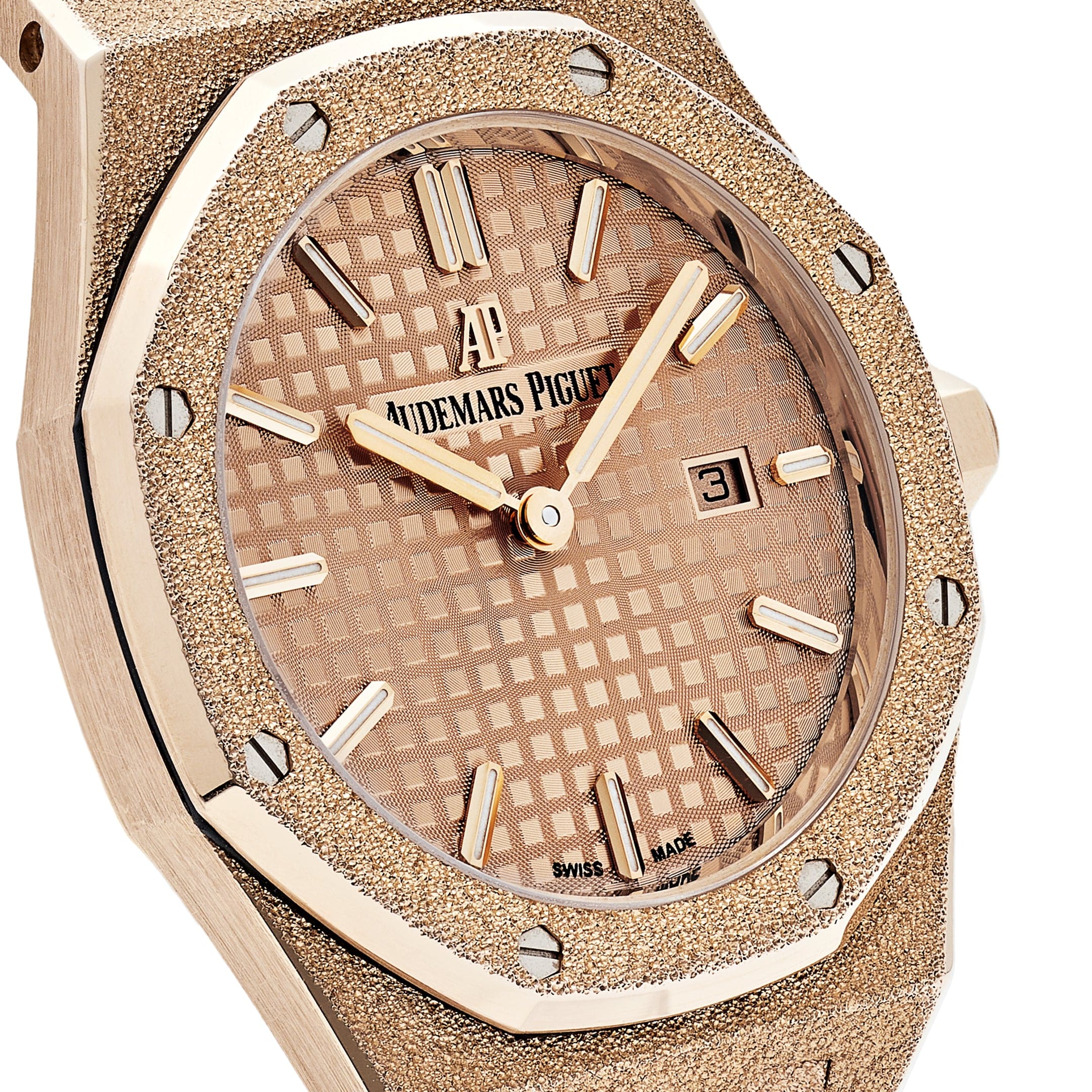 Audemars Piguet Royal Oak 67653OR.GG.1263OR.02 Frosted Rose Gold Quartz Ladies