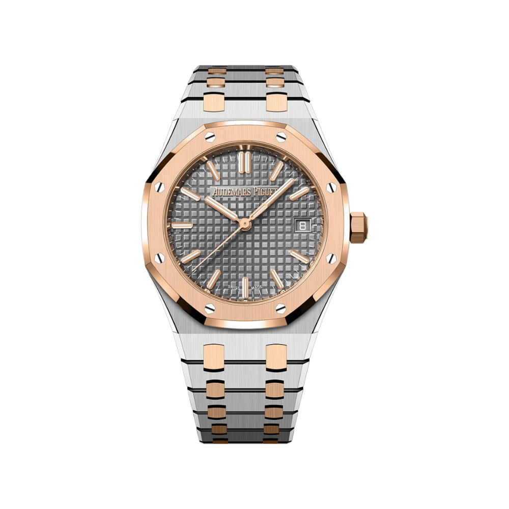 Audemars Piguet Royal Oak 77450OR.OO.1361OR.01 Rose Gold and Steel Grey Dial