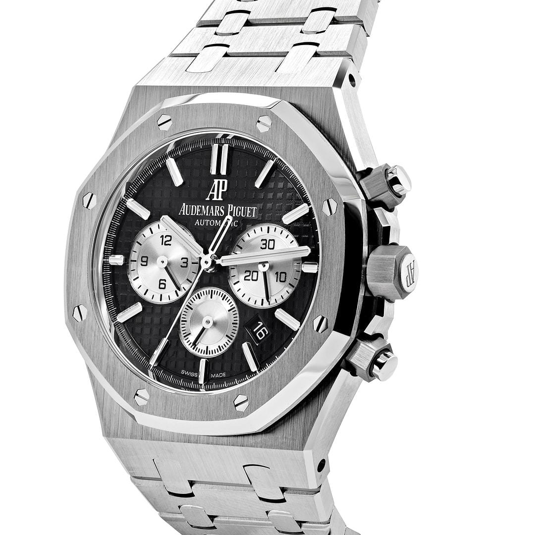 Luxury Watch Audemars Piguet Royal Oak Chronograph Steel Black Dial 26331ST.OO.1220ST.02 (2018) Wrist Aficionado