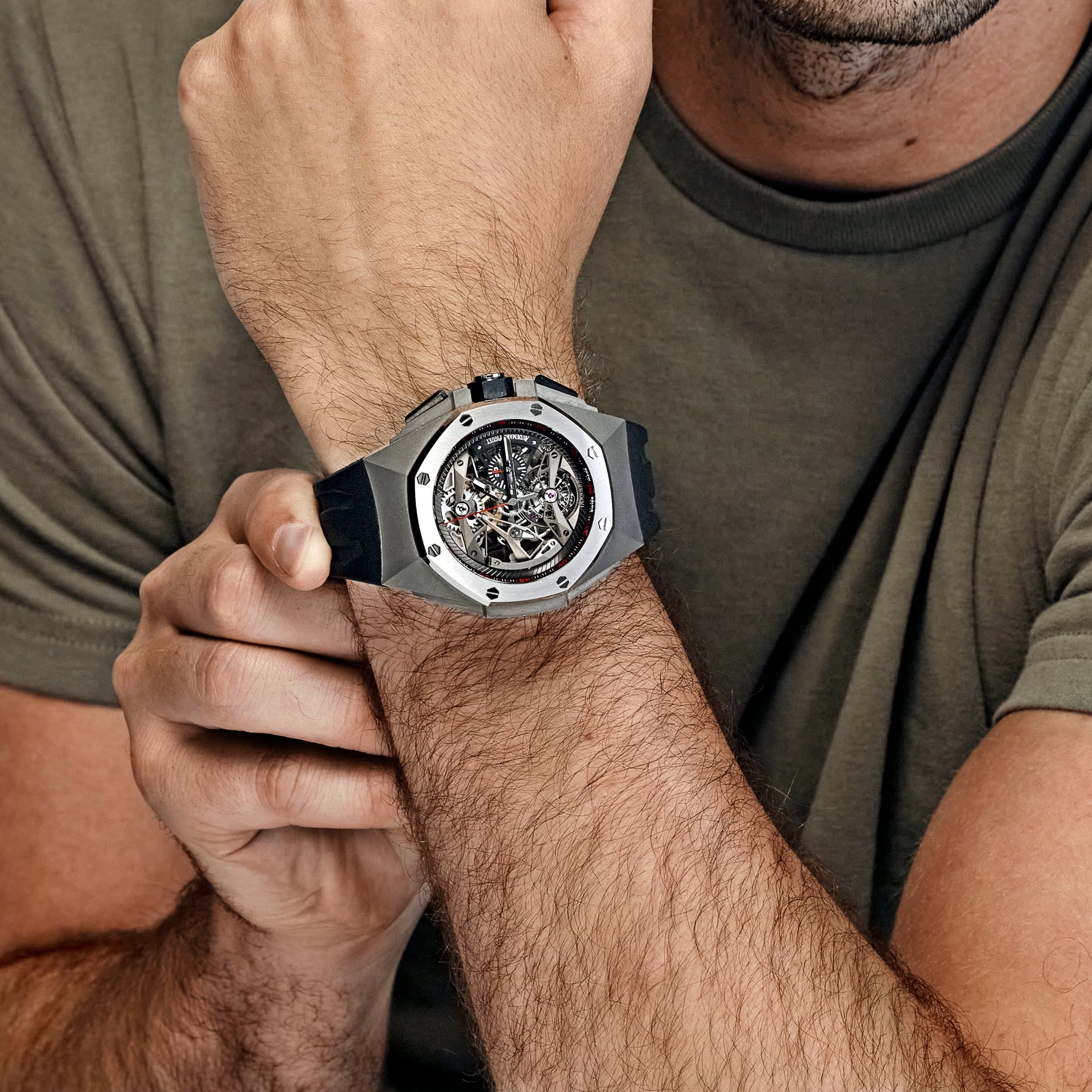 Audemars Piguet Royal Oak Concept 26587TI.OO.D067CA.01 Titanium Openworked Dial (2018)