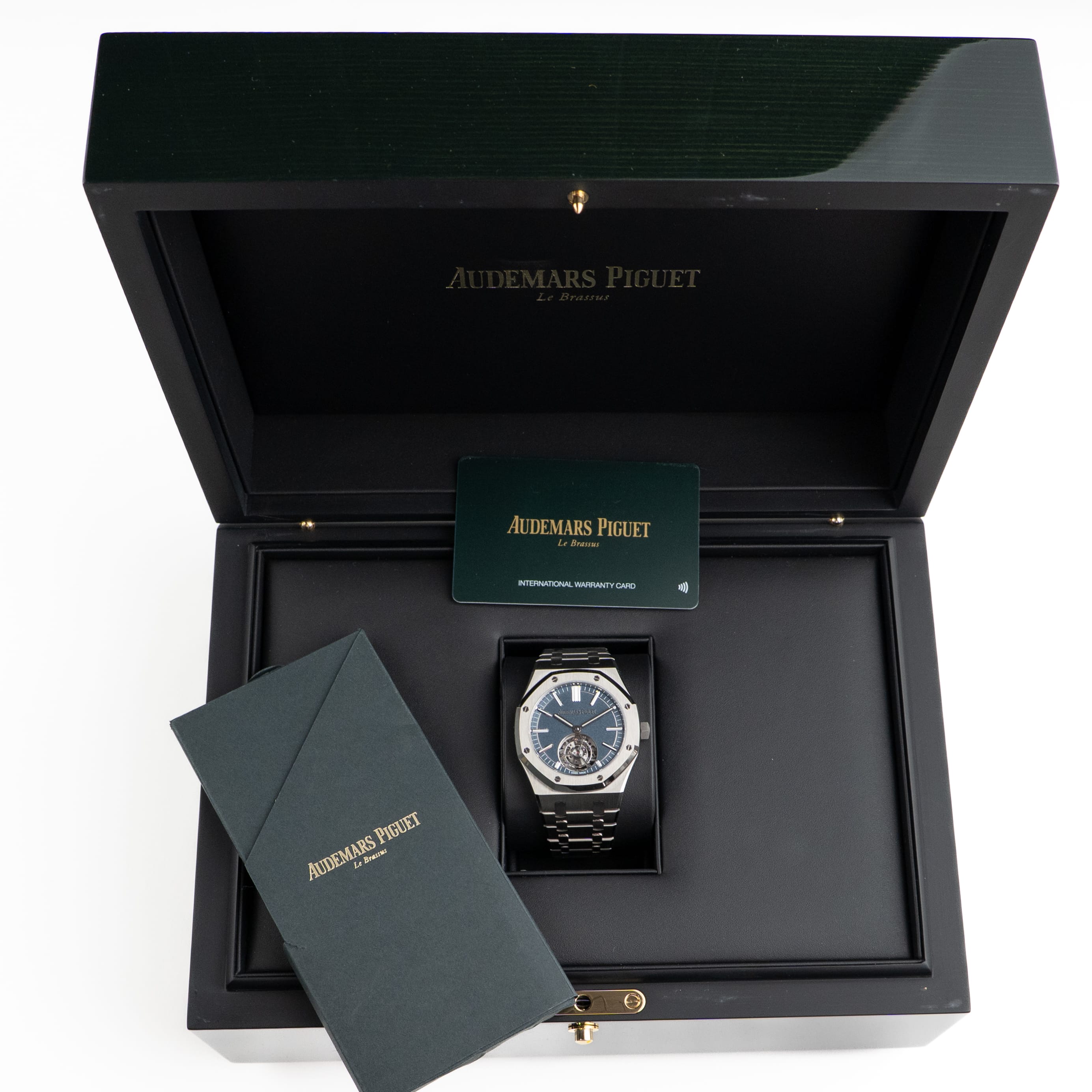 Audemars Piguet Royal Oak Flying Tourbillon 26730TI.OO.1320TI.01 '50th Anniversary' Titanium Blue Dial (2021)