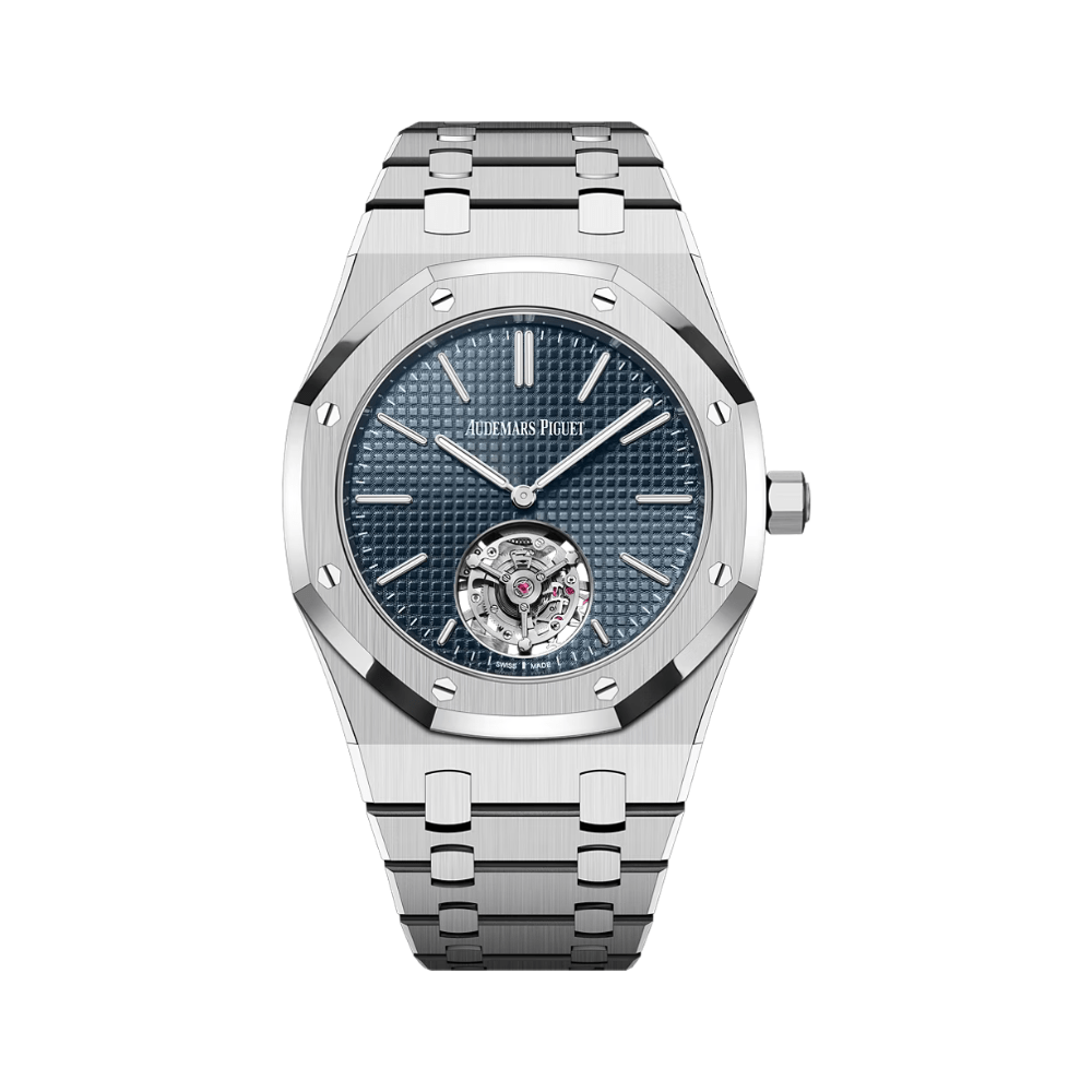 Audemars Piguet Royal Oak Flying Tourbillon Extra-Thin 26670ST.OO.1240ST.02 Steel Blue Dial